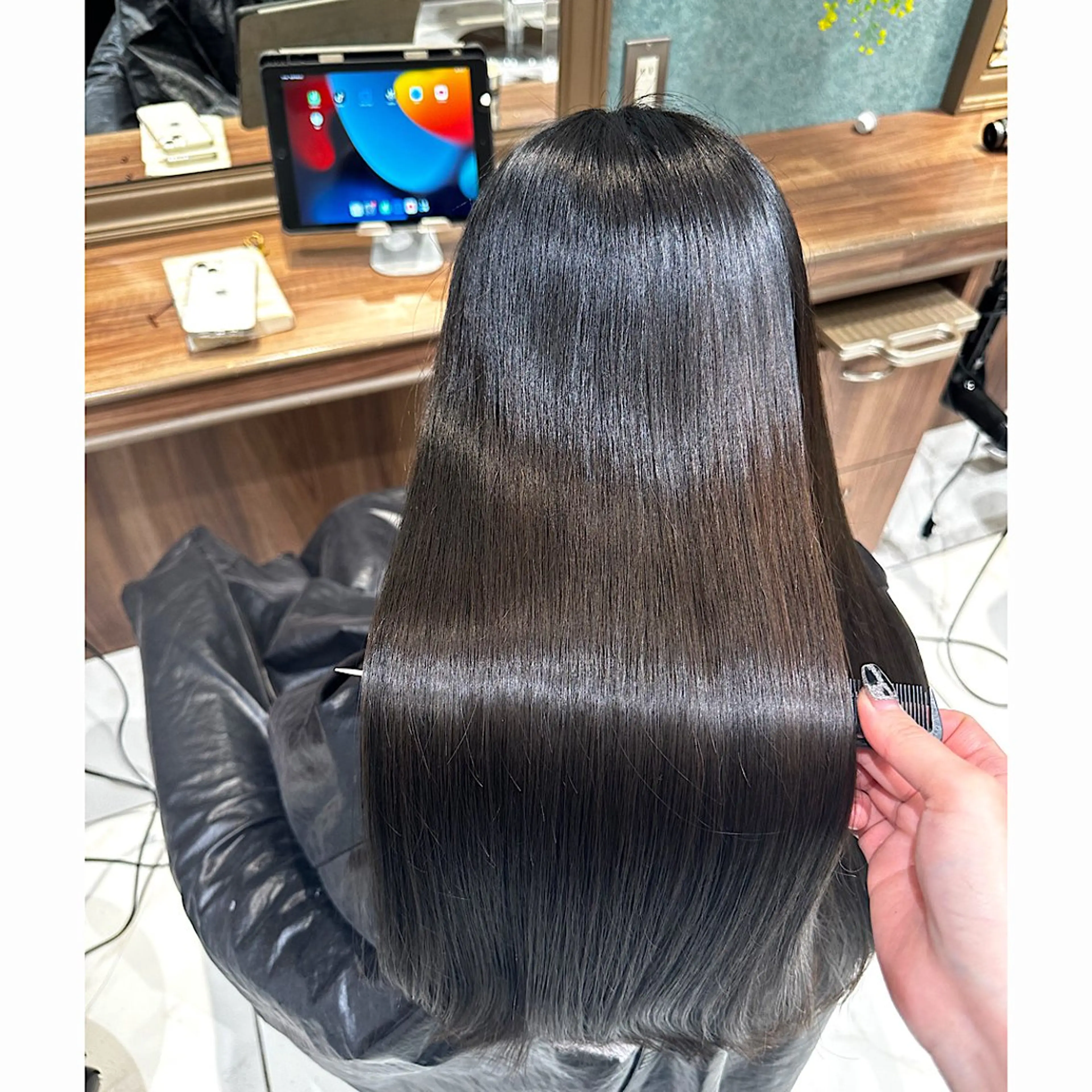 セミロング カラー ラフィス池袋所属・✨本格的韓国スタイル 特化✨ﾊﾙｶ✨️のヘアスタイル