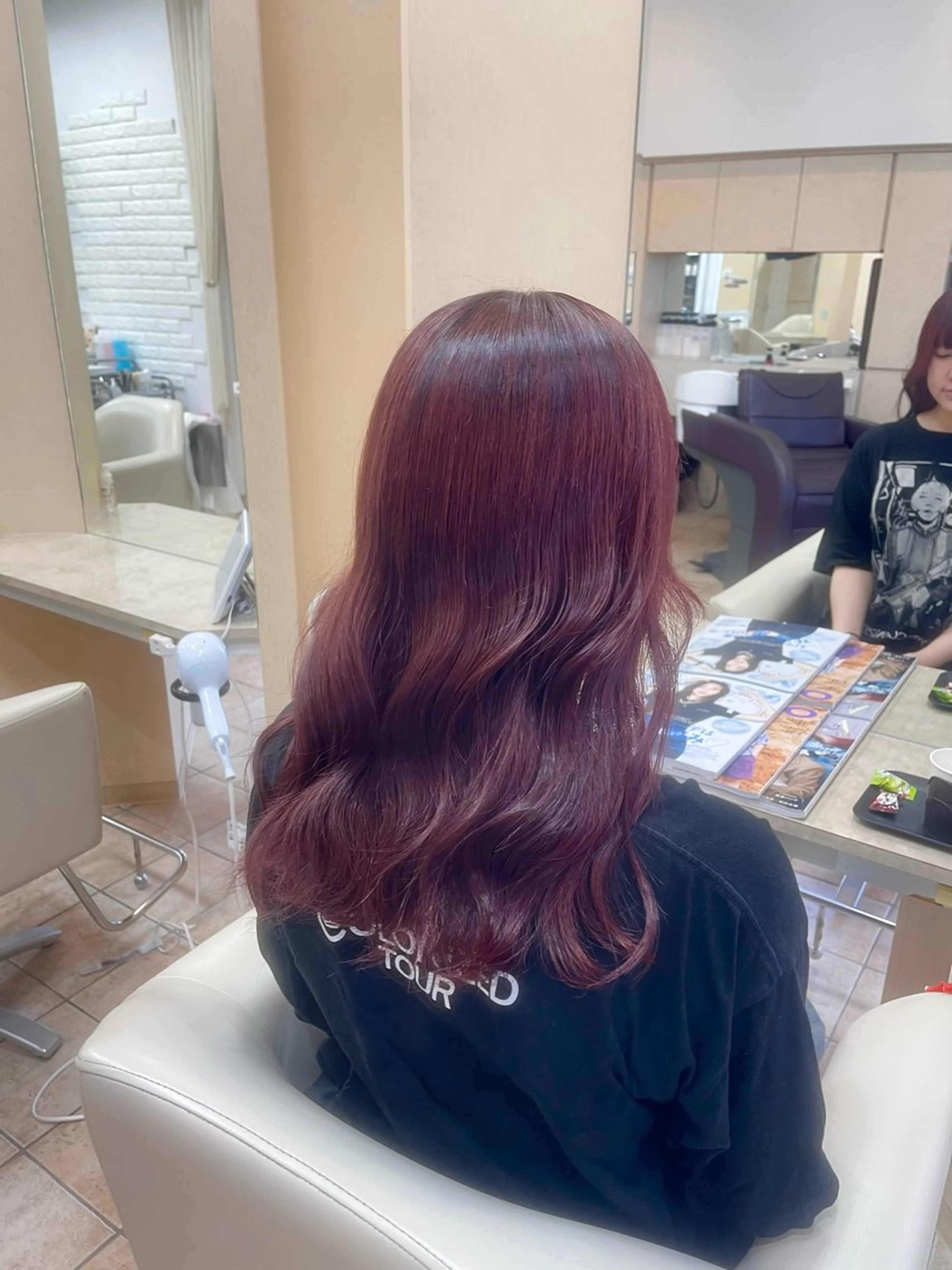 カラー レッドカラー BENI仙台柳生店 HIGUCHI🎀のヘアスタイル