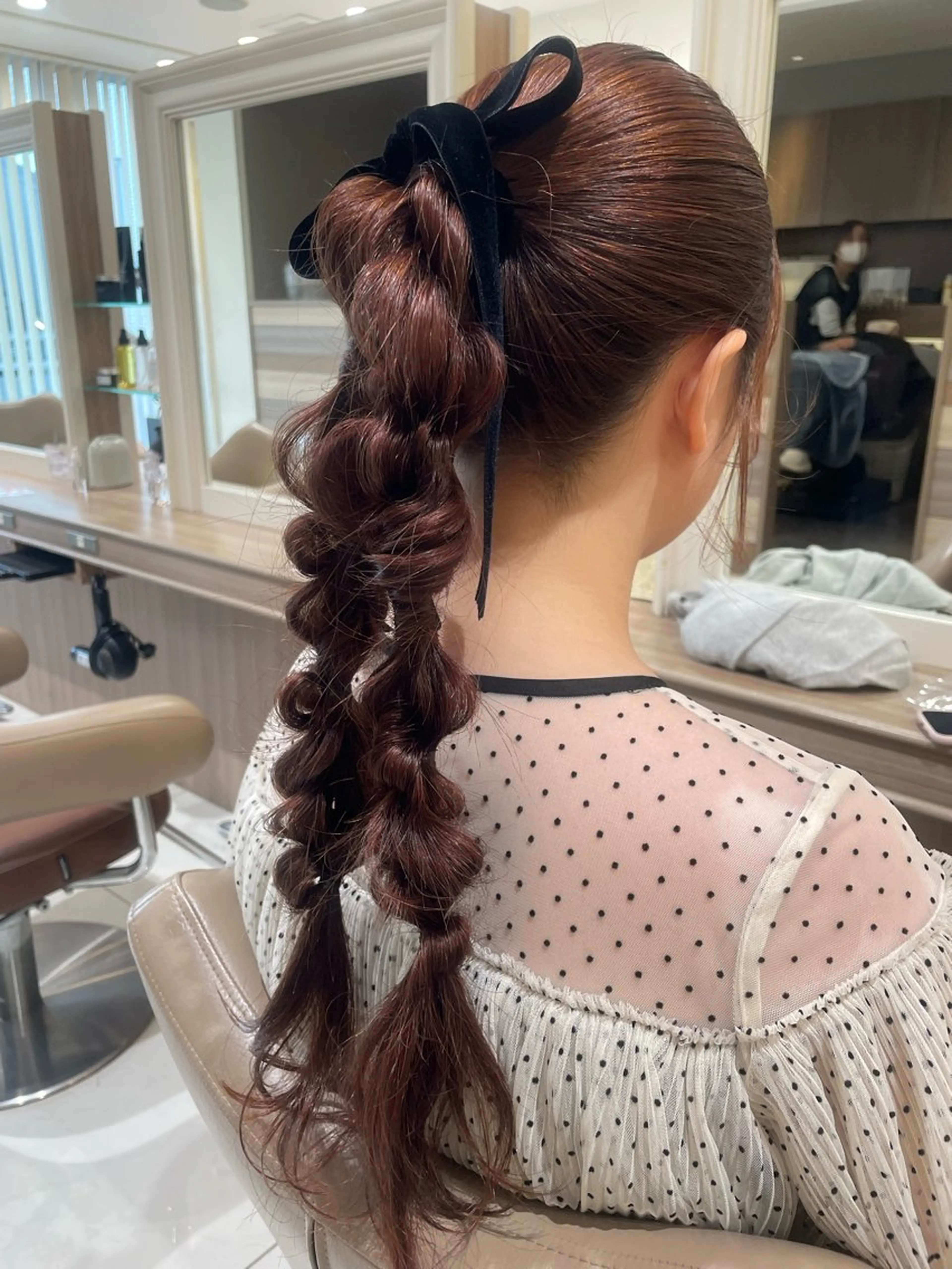 ロング ヘアアレンジ 韓国ヘアメイク🎀/ 縮毛矯正✨山本媛香のヘアスタイル