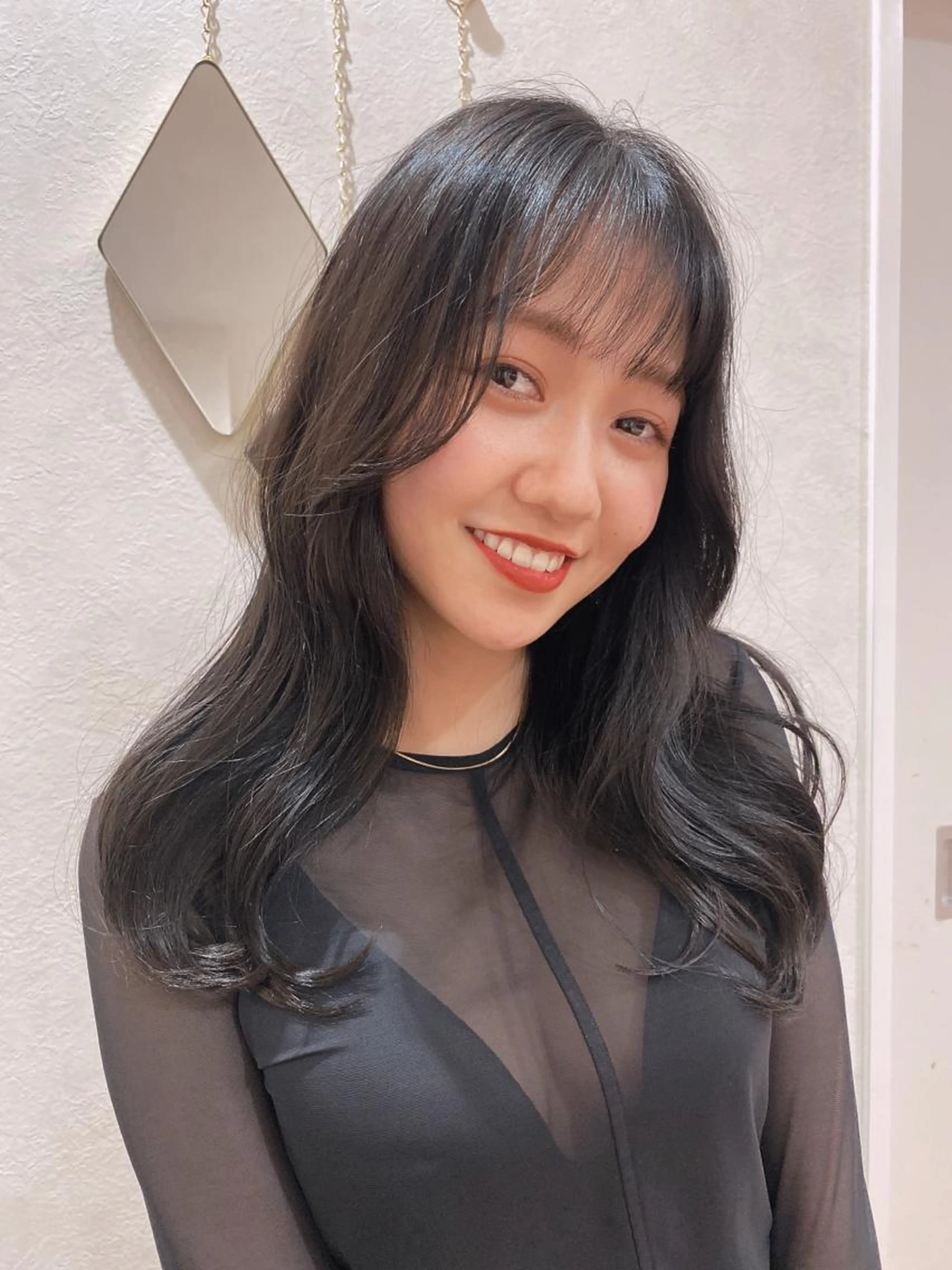 💫カット＋前髪やわらか縮毛矯正＋3stepトリートメント💫￥8800(天神大名/韓国)の写真