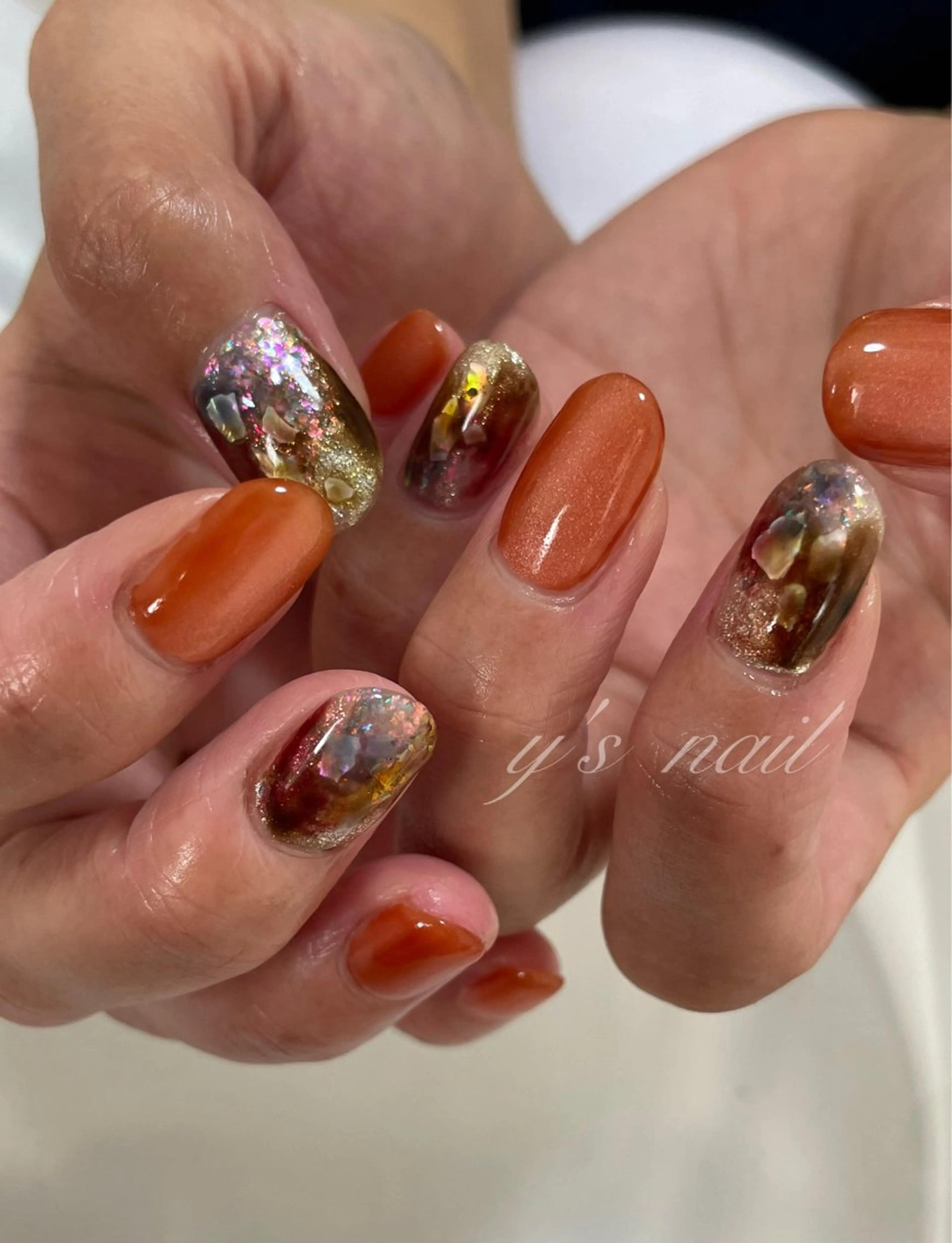 ネイル マグネットネイル ハンドネイル y’s nail ✧ゆきのネイルデザイン
