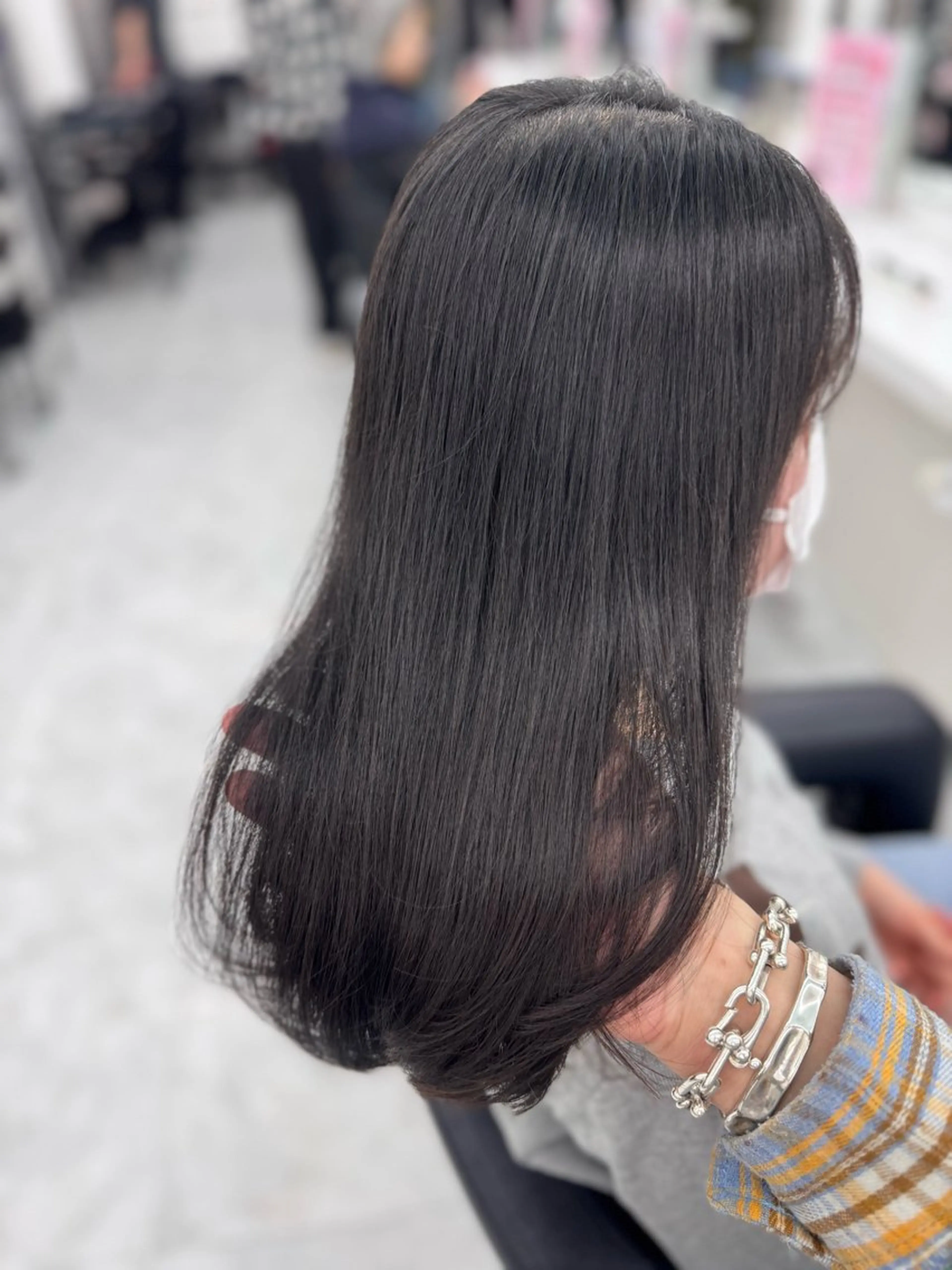 ミディアム 髪質改善 ヘアカラー トリートメント 天神/美髪カラー /矯正/kaitoのヘアスタイル