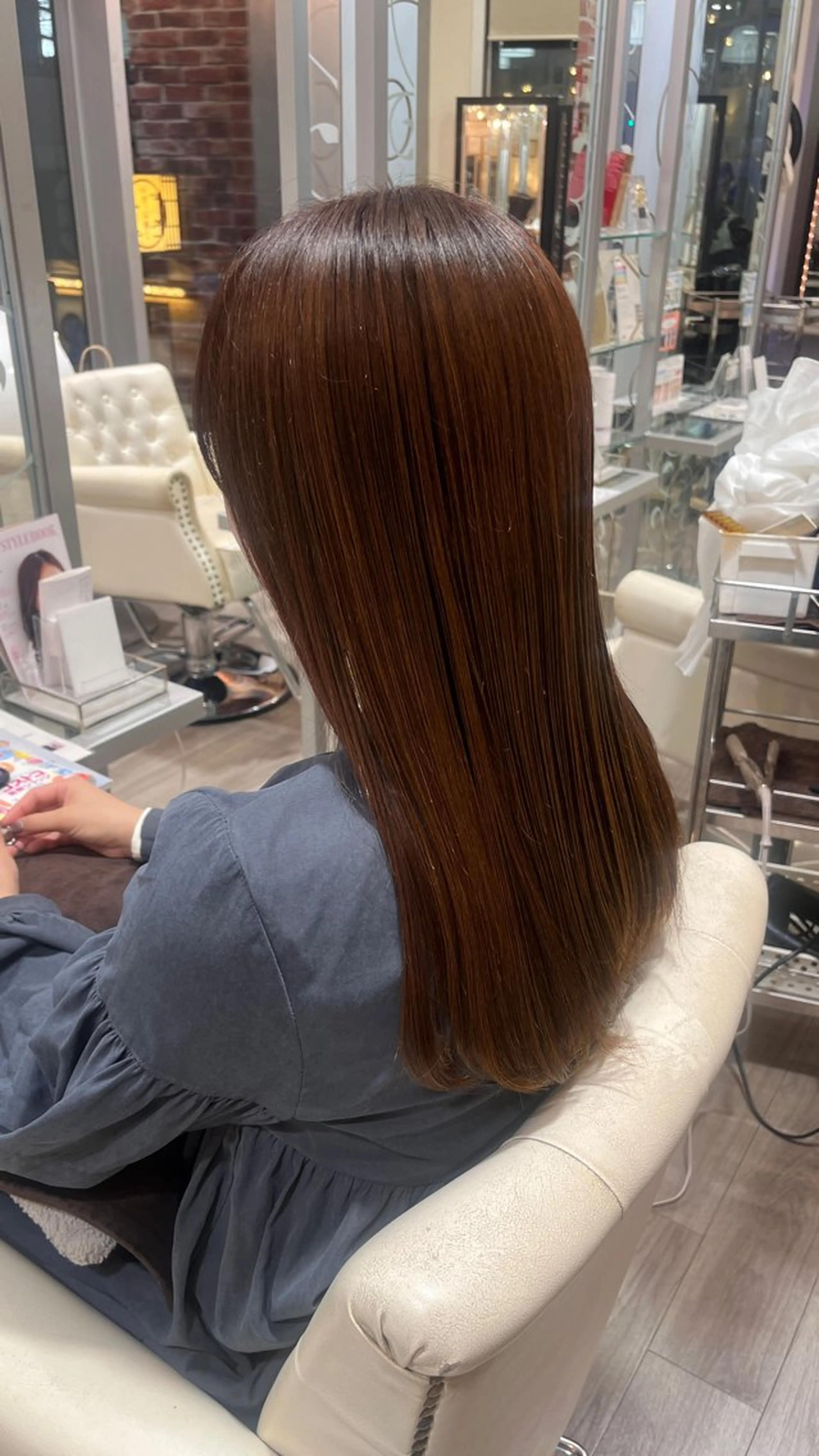 ロング 4月オーディション 目前/荒堀 結香のヘアスタイル