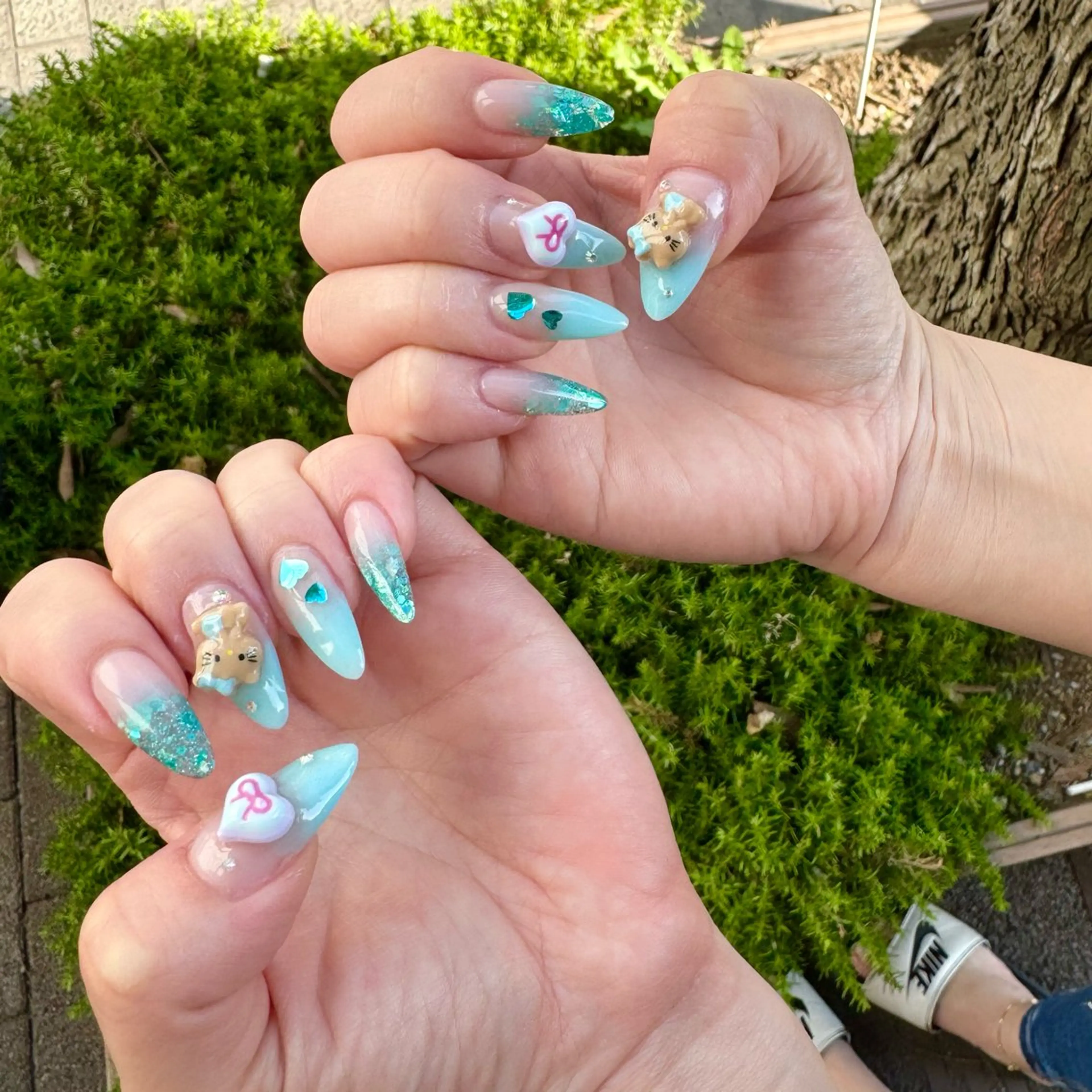 ネイル スカルプネイル ハンドネイル LUCAS 千葉 AOI💅🏾💕のネイルデザイン