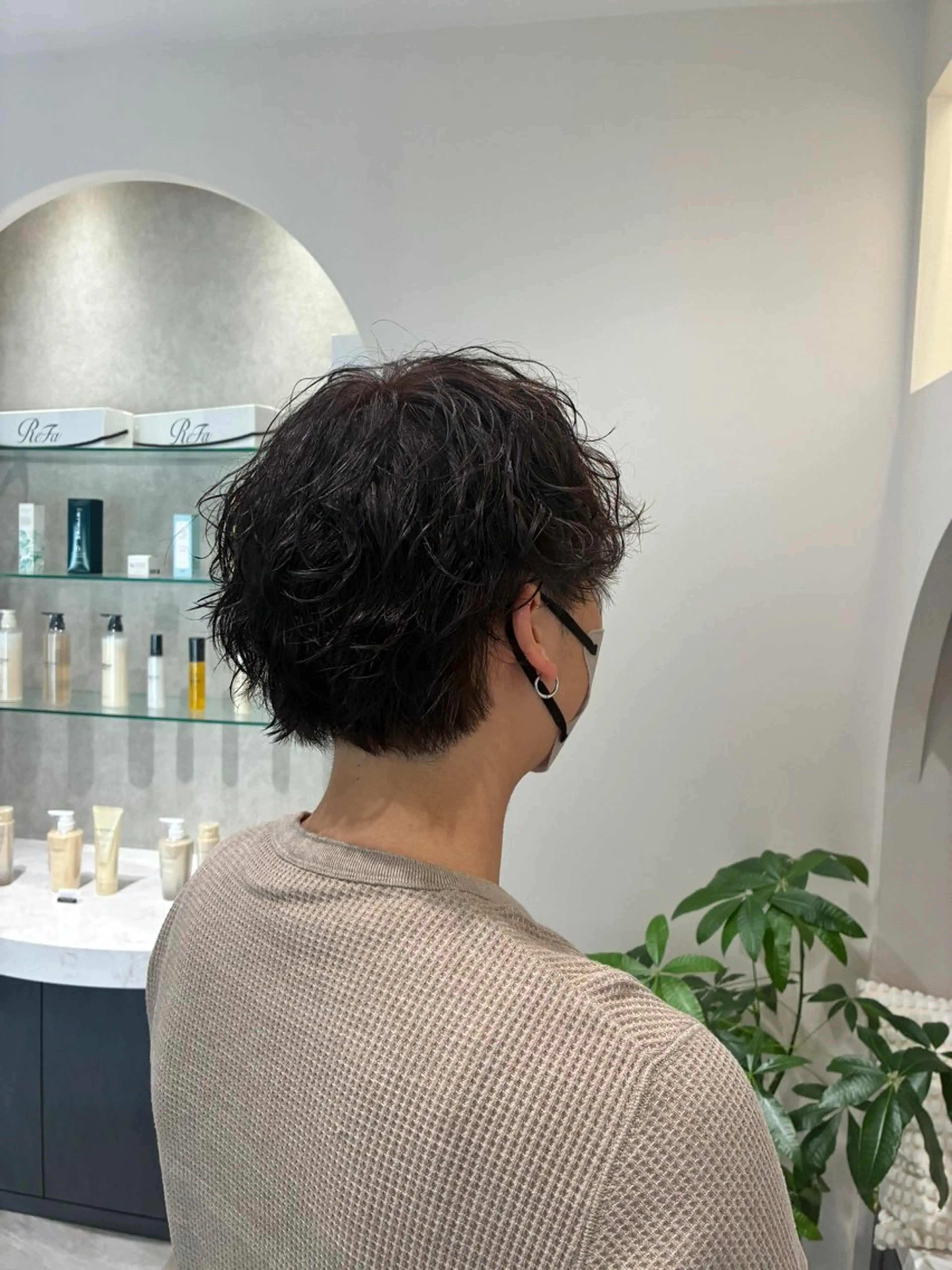 パーマ メンズ 木原 海斗のヘアスタイル