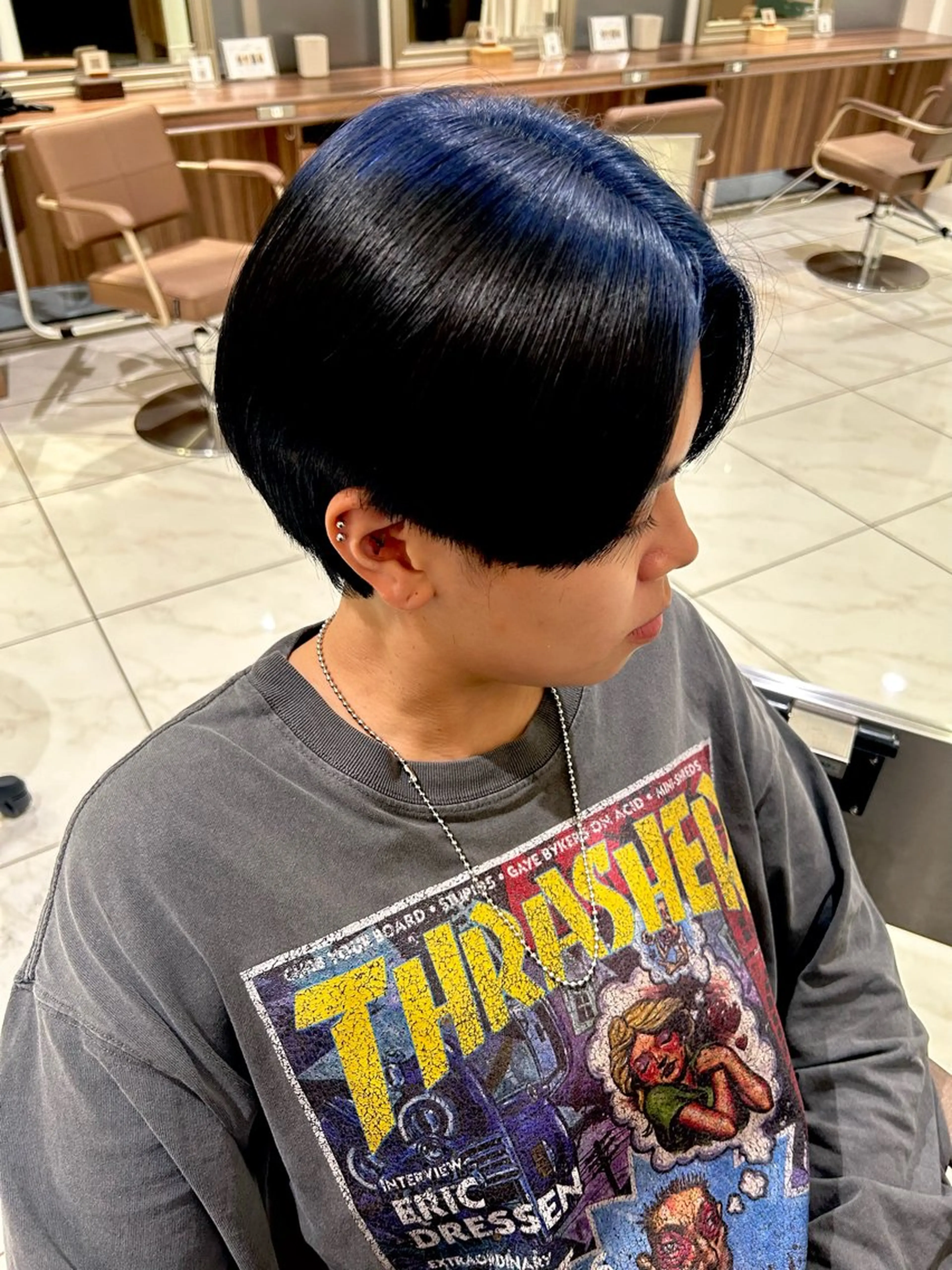 ショート ヘアカラー 長田 有加のヘアスタイル