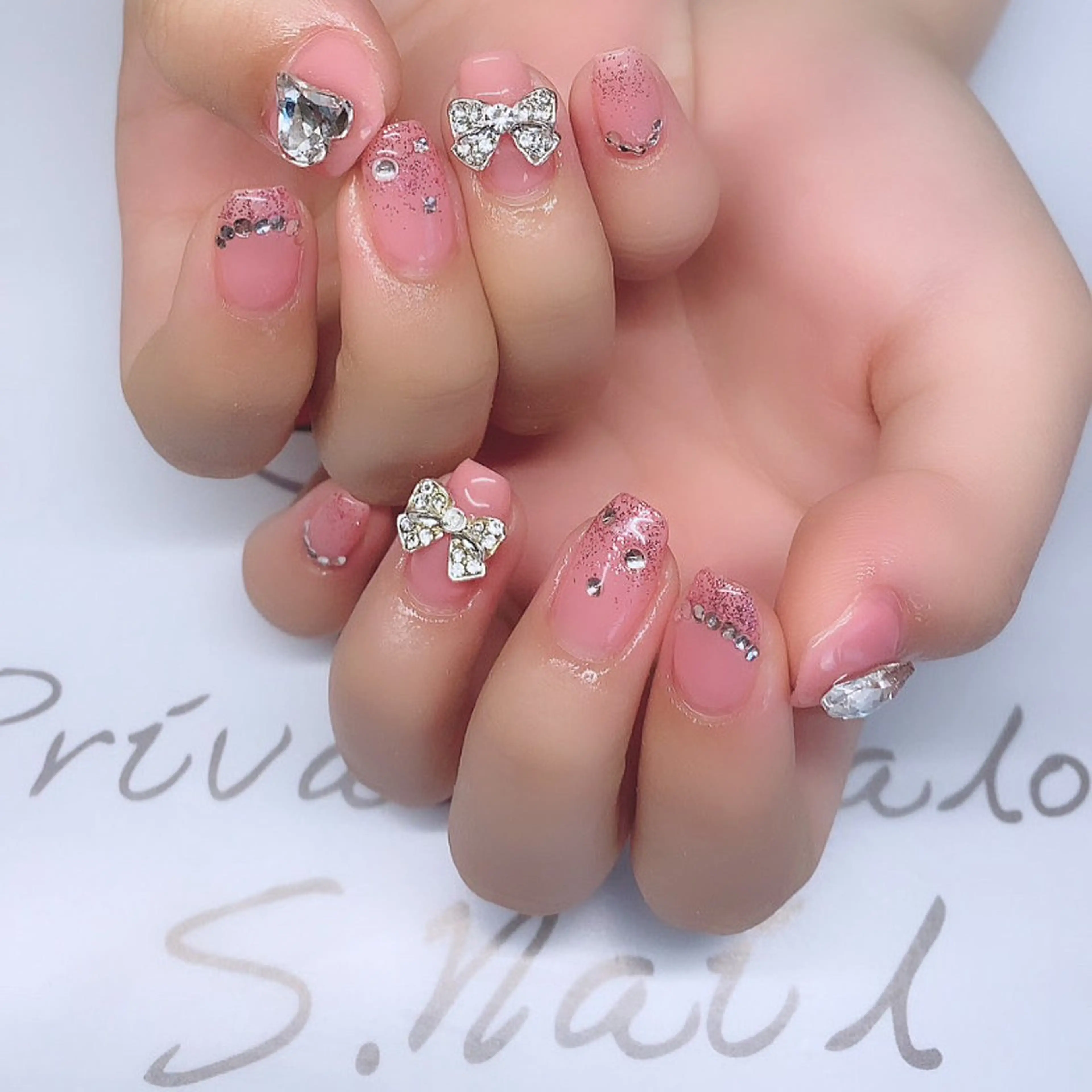 ネイル ハンドネイル 西大分S.Nail 𓏲⋆🪸.⋆⸜🫧のネイルデザイン