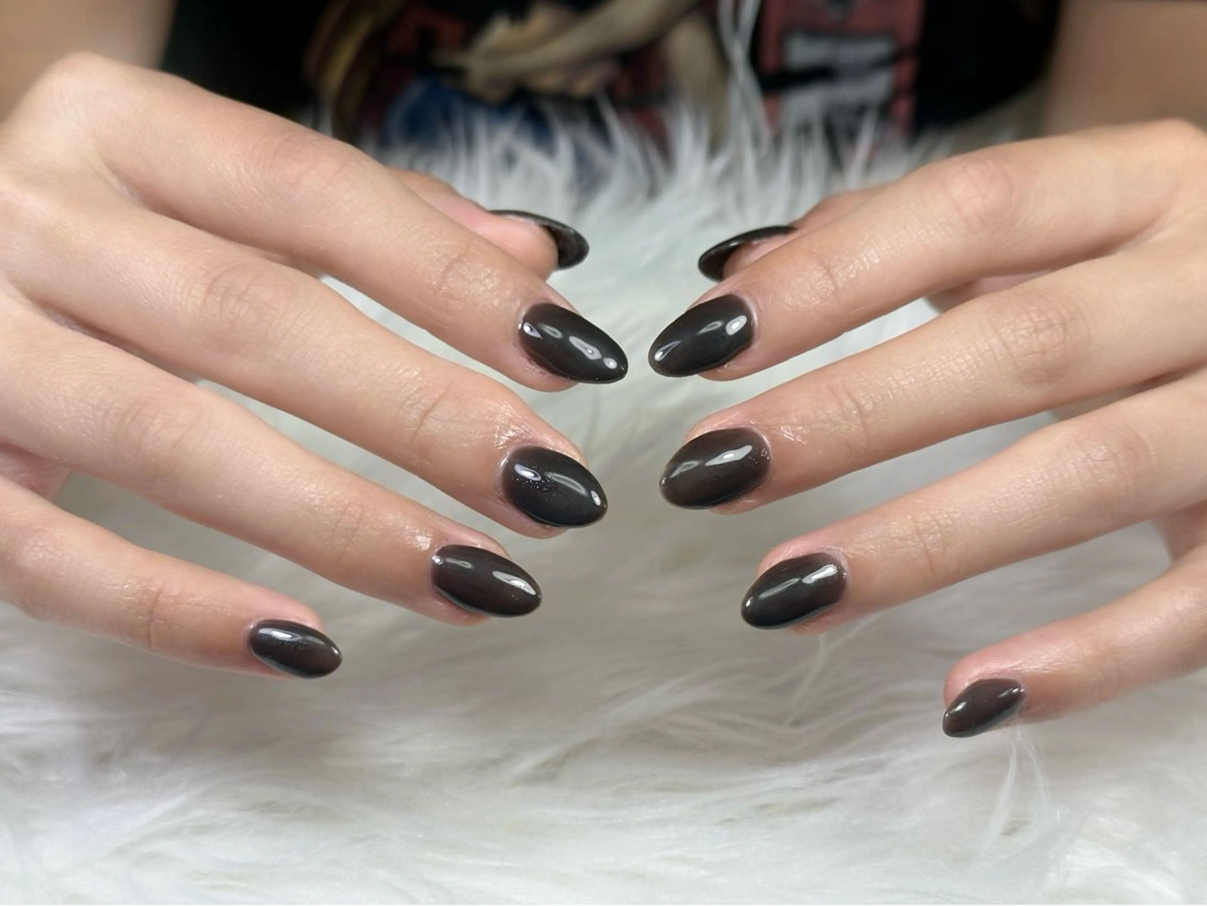 ネイル フットネイル ジェルネイル マグネットネイル 持ち込み ニュアンスネイル ハンドネイル Miri nail salonのネイルデザイン