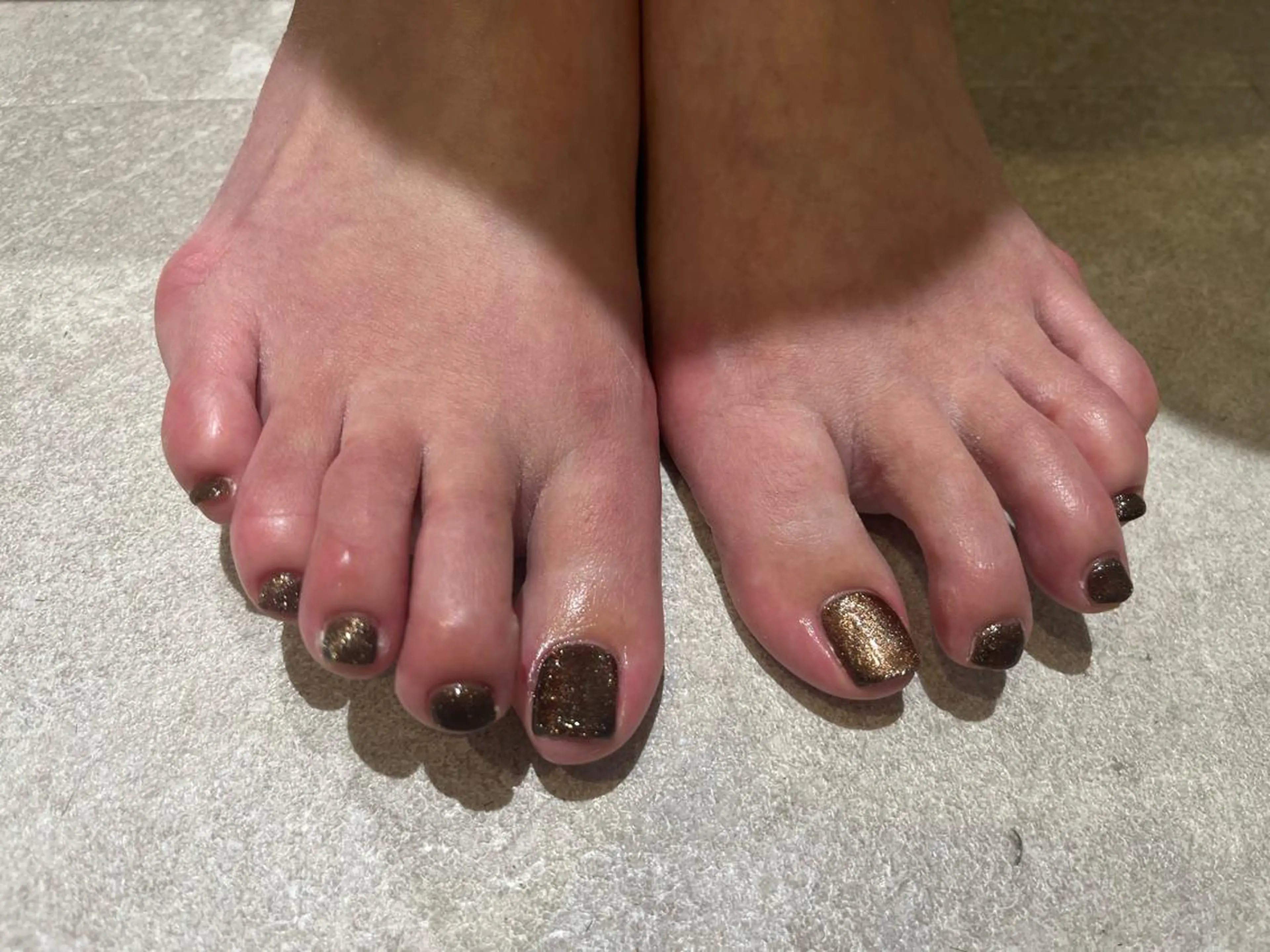 ネイル ブラウン マグネットネイル aloalo MIKAのネイルデザイン