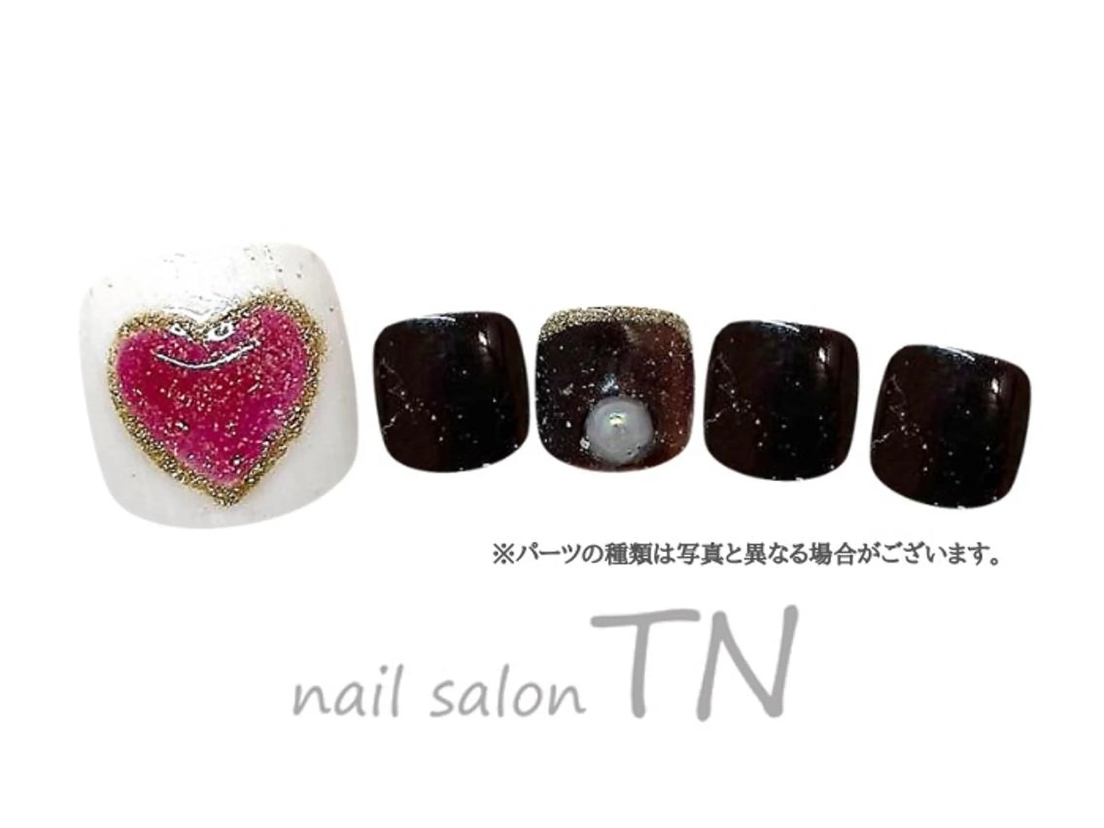 ネイル フットネイル 中島 実穂のネイルデザイン