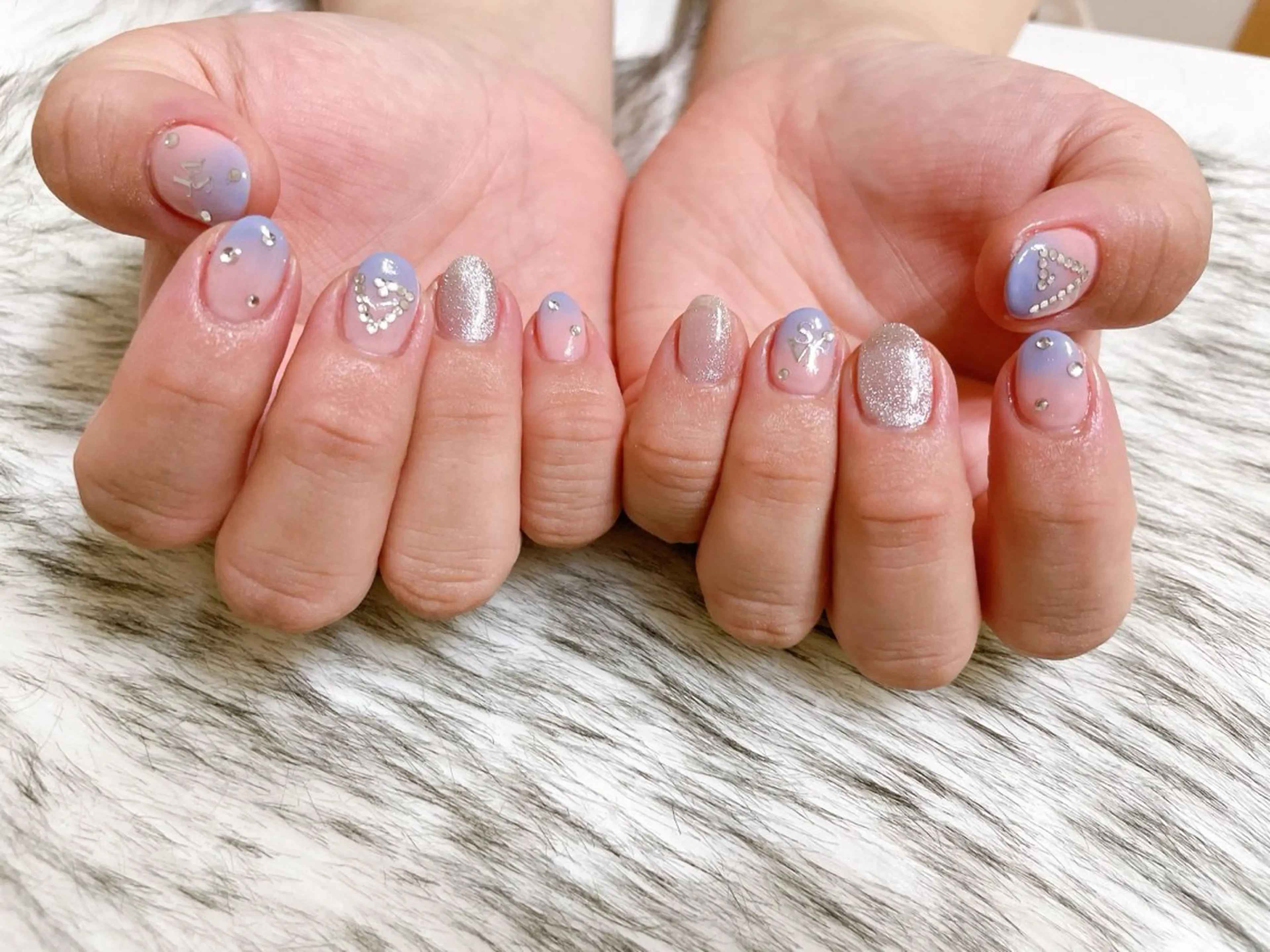 ネイル ジェルネイル 韓国ネイル パラジェル kikinail 溝の口のネイルデザイン