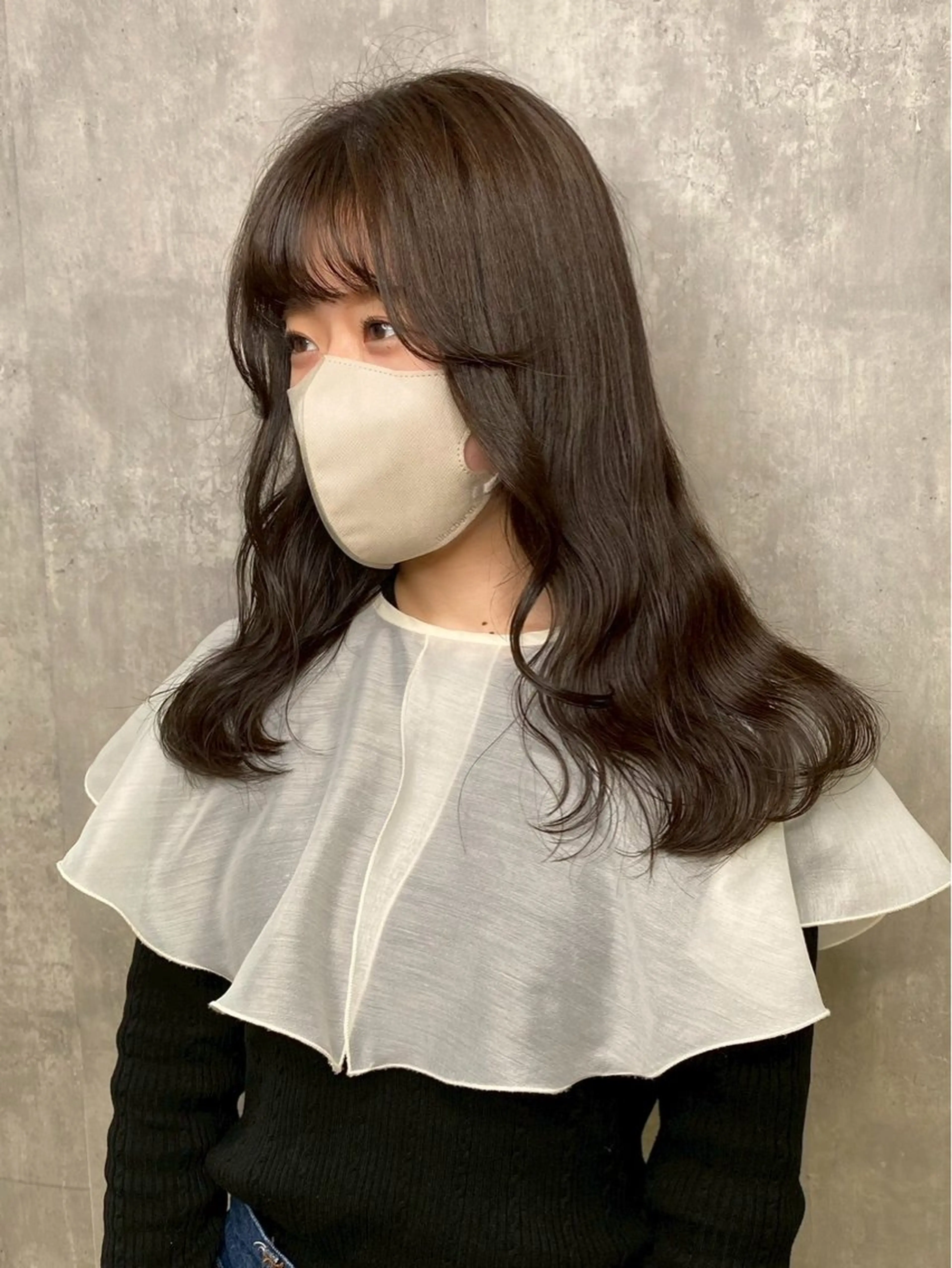 ロング カラー ブリーチ 透明感カラー ブリーチなしカラー オリーブカラー 髪質改善 ヘアカラー トリートメント 🪐ブリーチ/デザイ ン🪐HARUKAのヘアスタイル