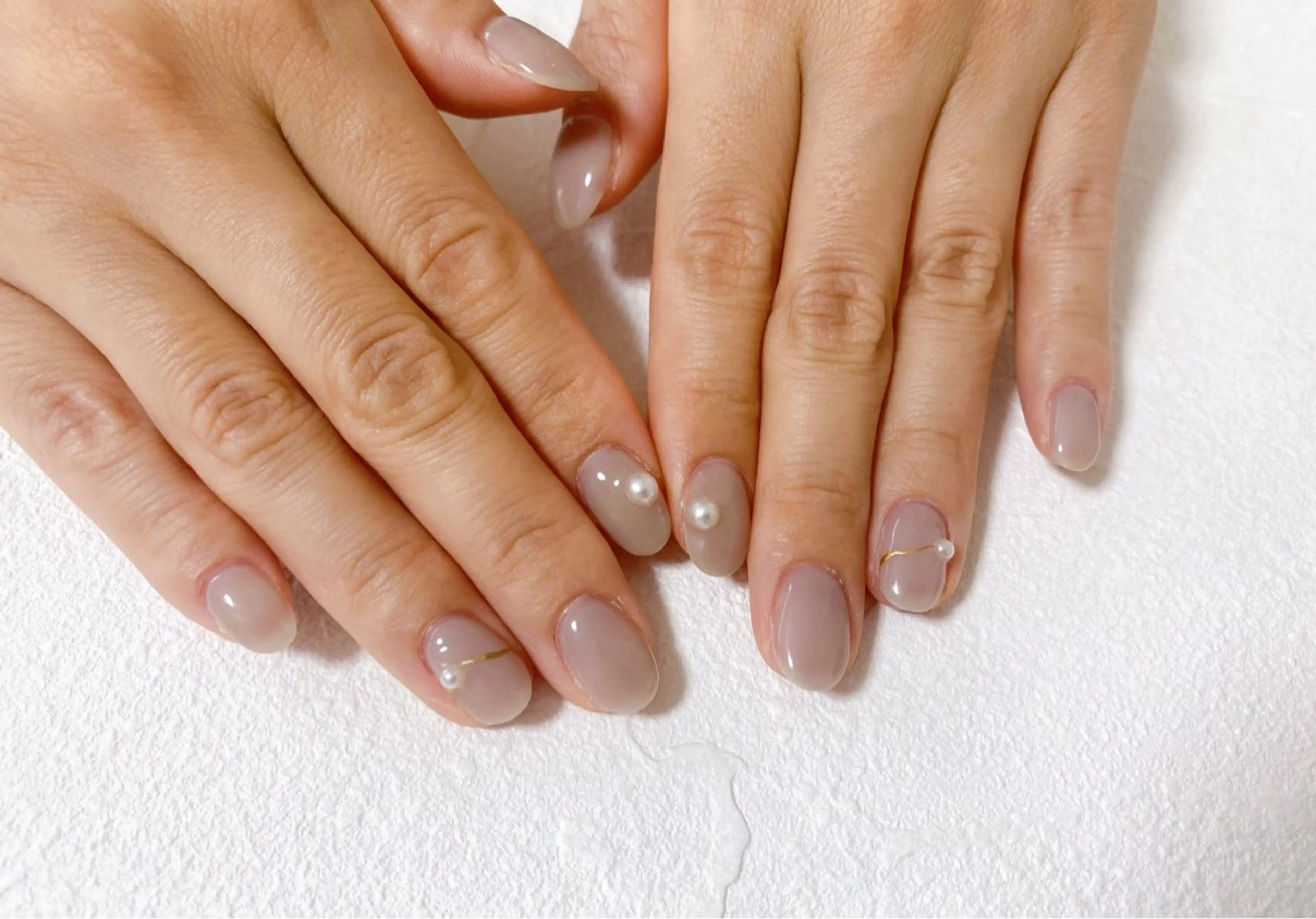 ネイル オーロラネイル フットネイル フレンチネイル ジェルネイル 韓国ネイル ハンドネイル kiki nail たまプラーザのネイルデザイン