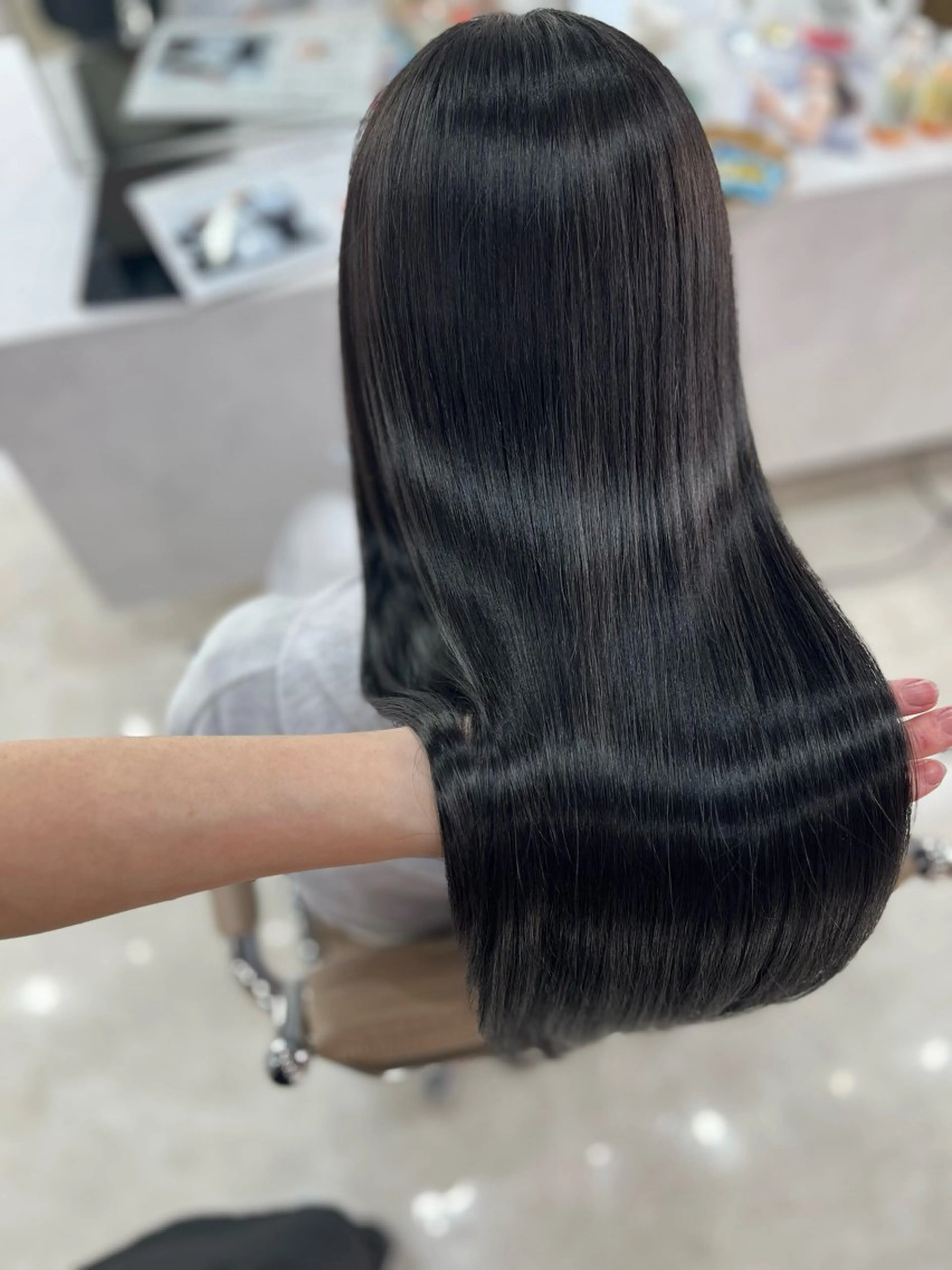 ロング カラー カット トリートメント 🫧ぷる艶カラー🫧 Yuubi🦩のヘアスタイル