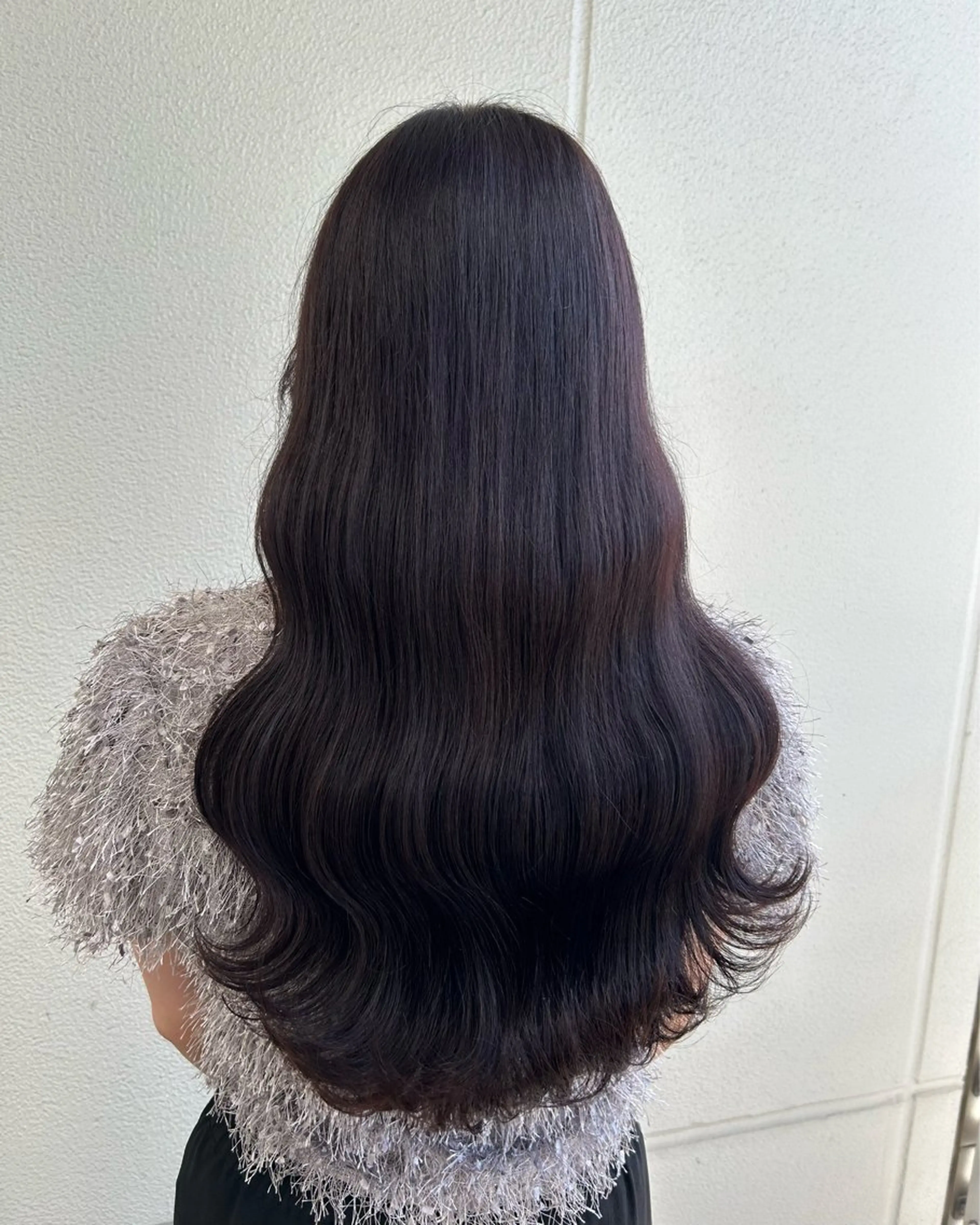 ロング カラー ヘアアレンジ ディープラベンダー ラベンダーカラー 《暖色/韓国hair 》🇰🇷桑原ユキネのヘアスタイル