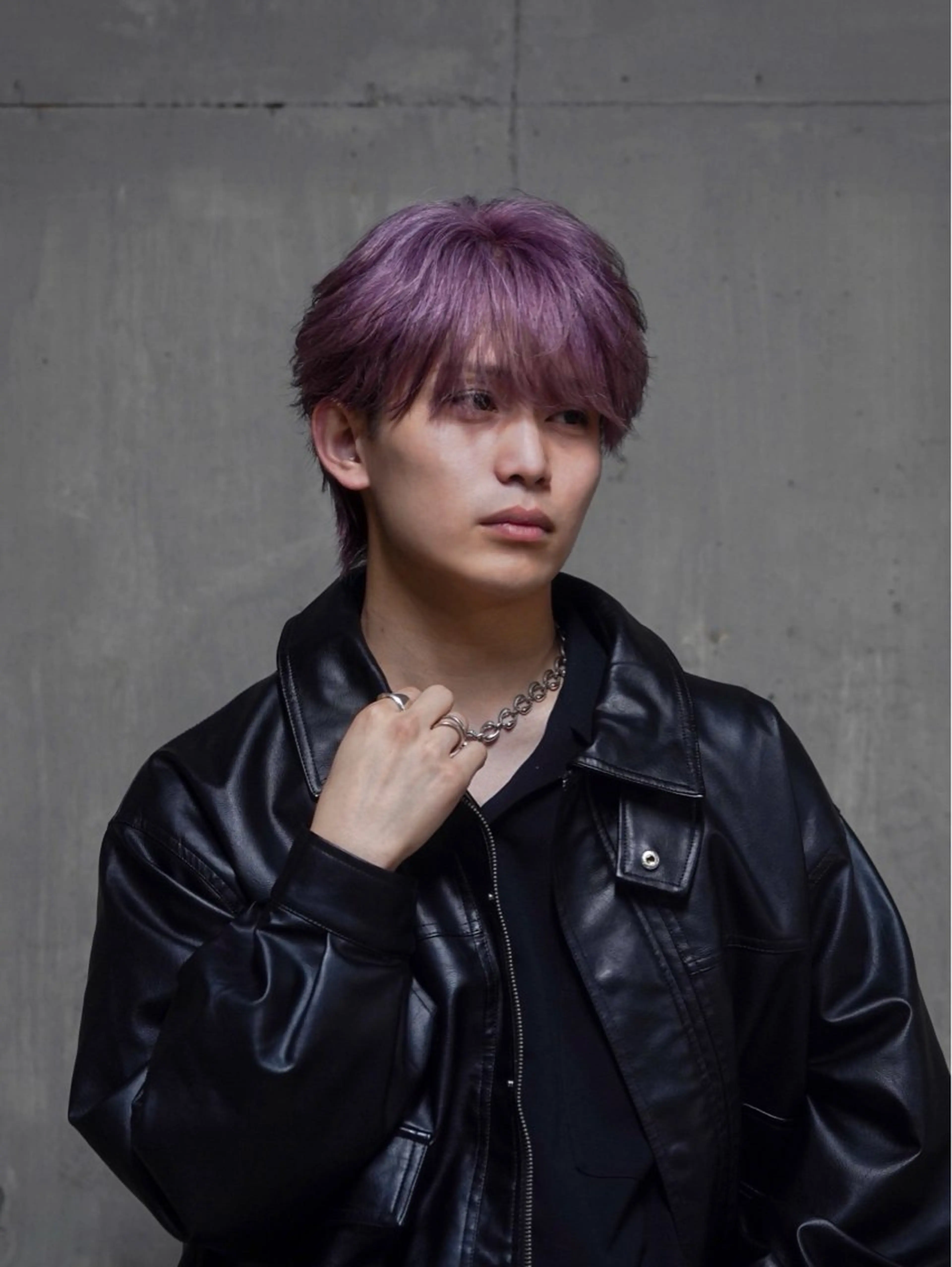 ミディアム カラー メンズ メンズブリーチ メンズハイトーン ブリーチ ダブルカラー ハイトーンカラー カット ヘアカラー メンズカットモデル/ ブリーチ/いぶきのヘアスタイル