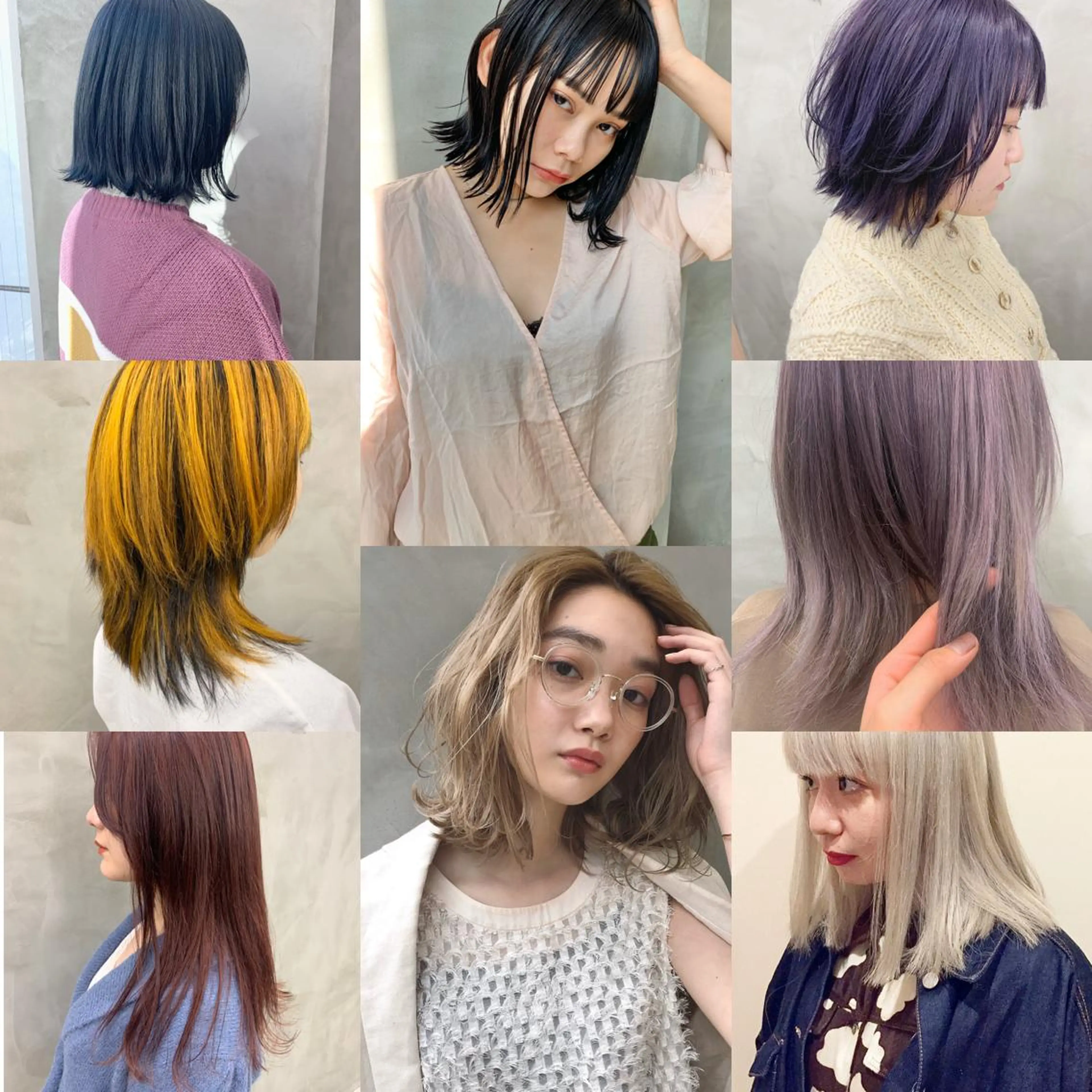 カラー suu所属・🐝 hachi🐝のヘアスタイル