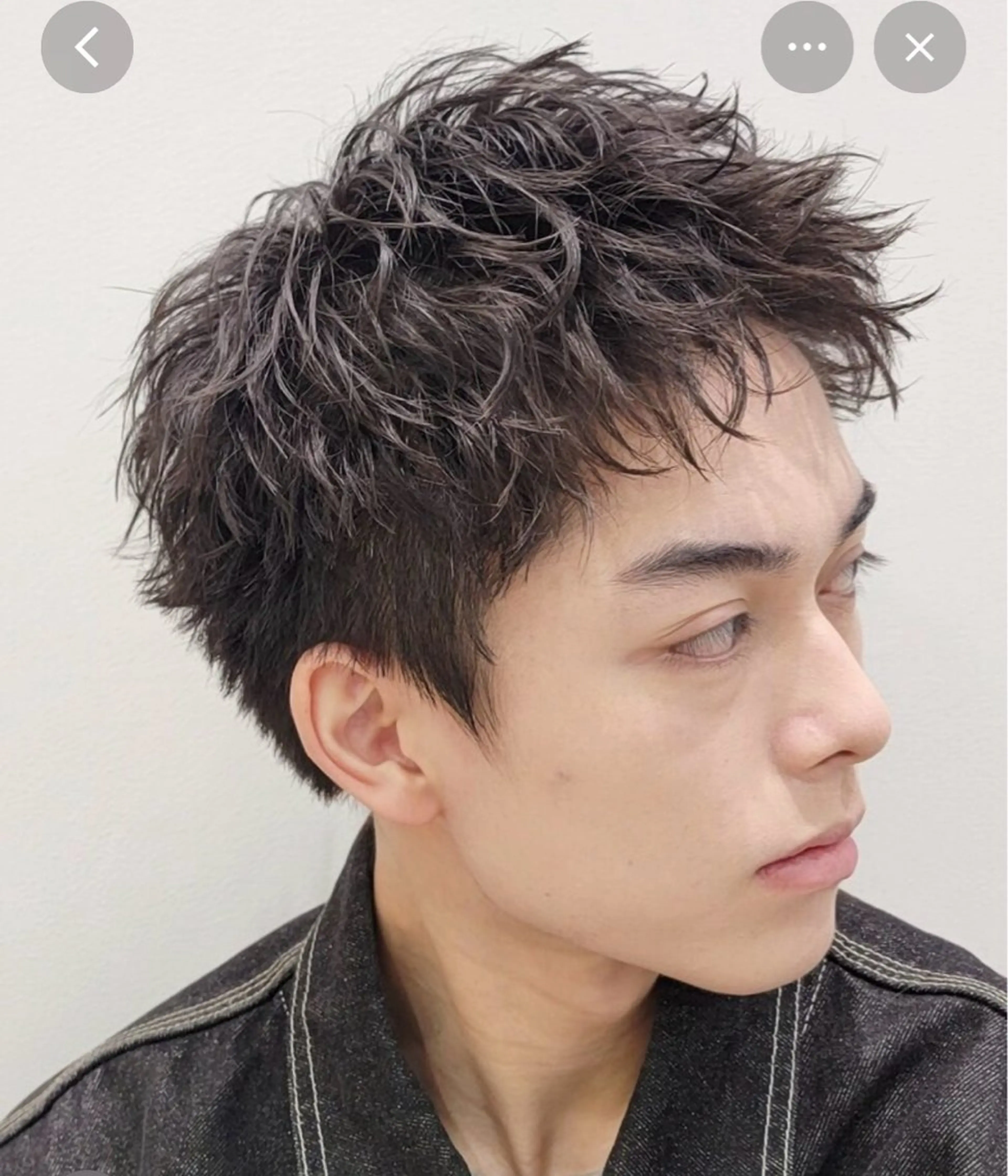 ショート メンズ メンズパーマ メンズショート ショートヘア カット パーマ 原宿パーマ・カラー 小原隼人のヘアスタイル
