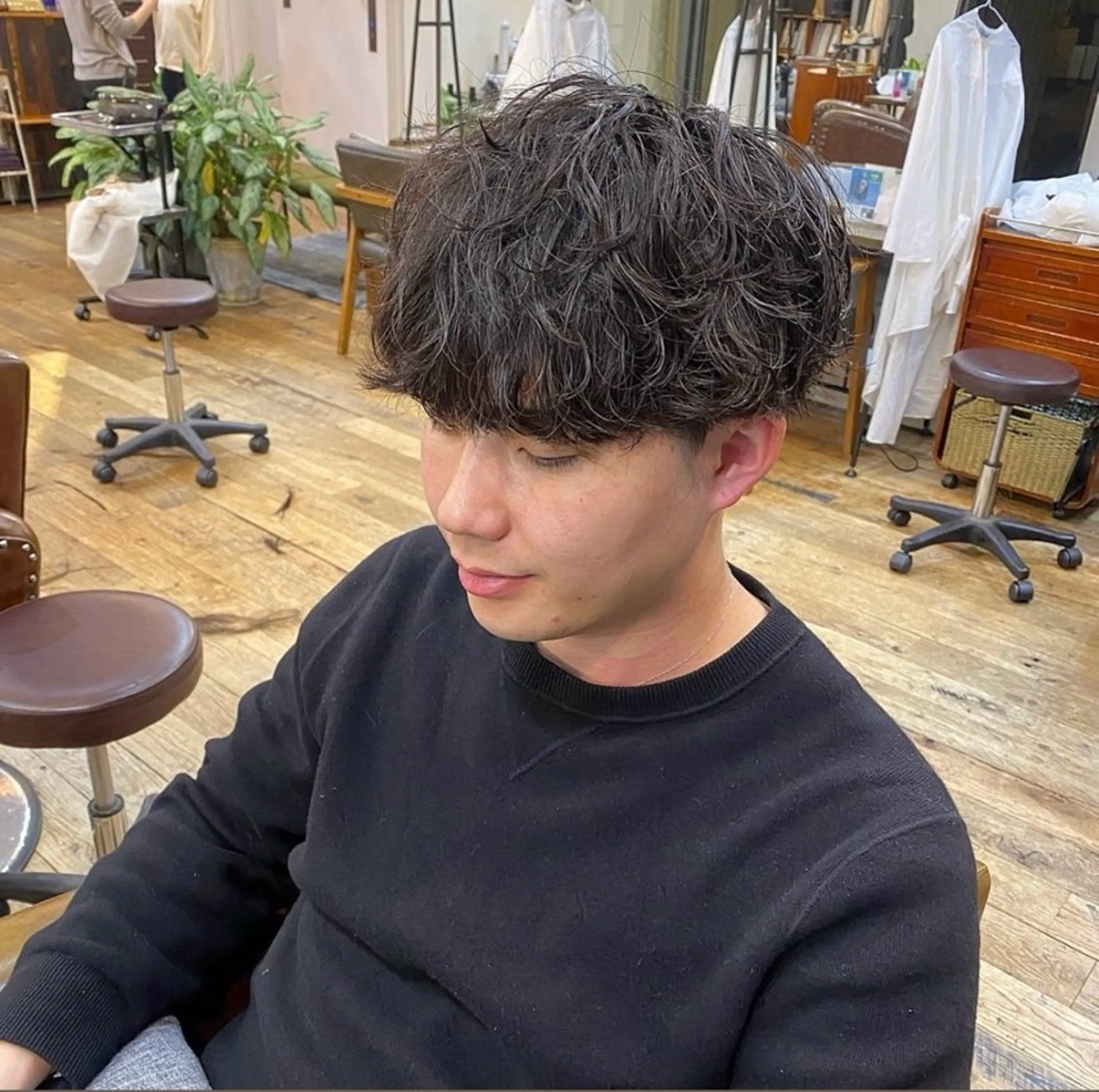 パーマ メンズ パーマ kahona/カラー /パーマ/銀座のヘアスタイル