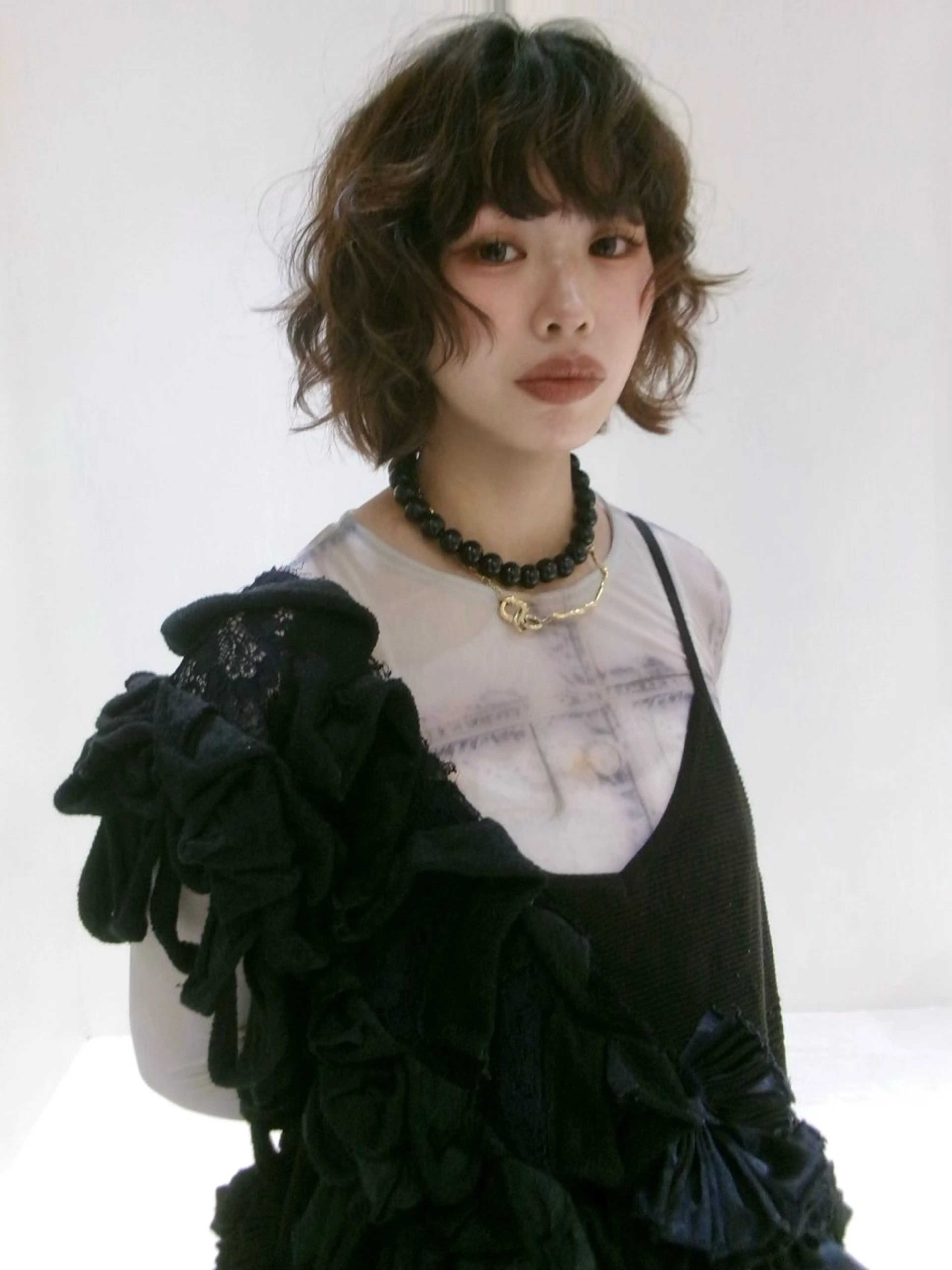 ショート ボブレイヤー ボブ レイヤーカット 近藤 智也のヘアスタイル