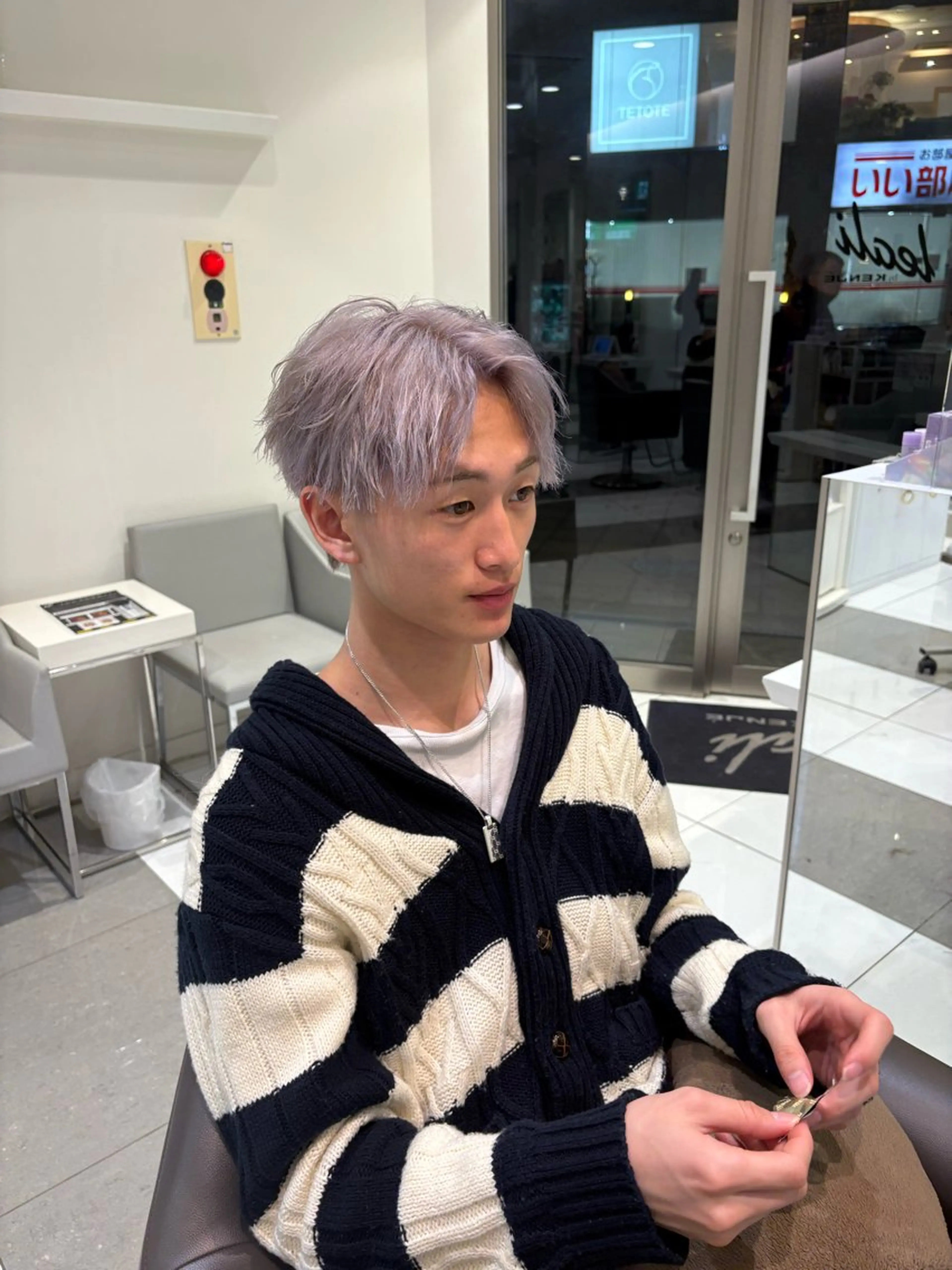 カラー メンズ モデル募集中‼️‼️ 村上湧大のヘアスタイル