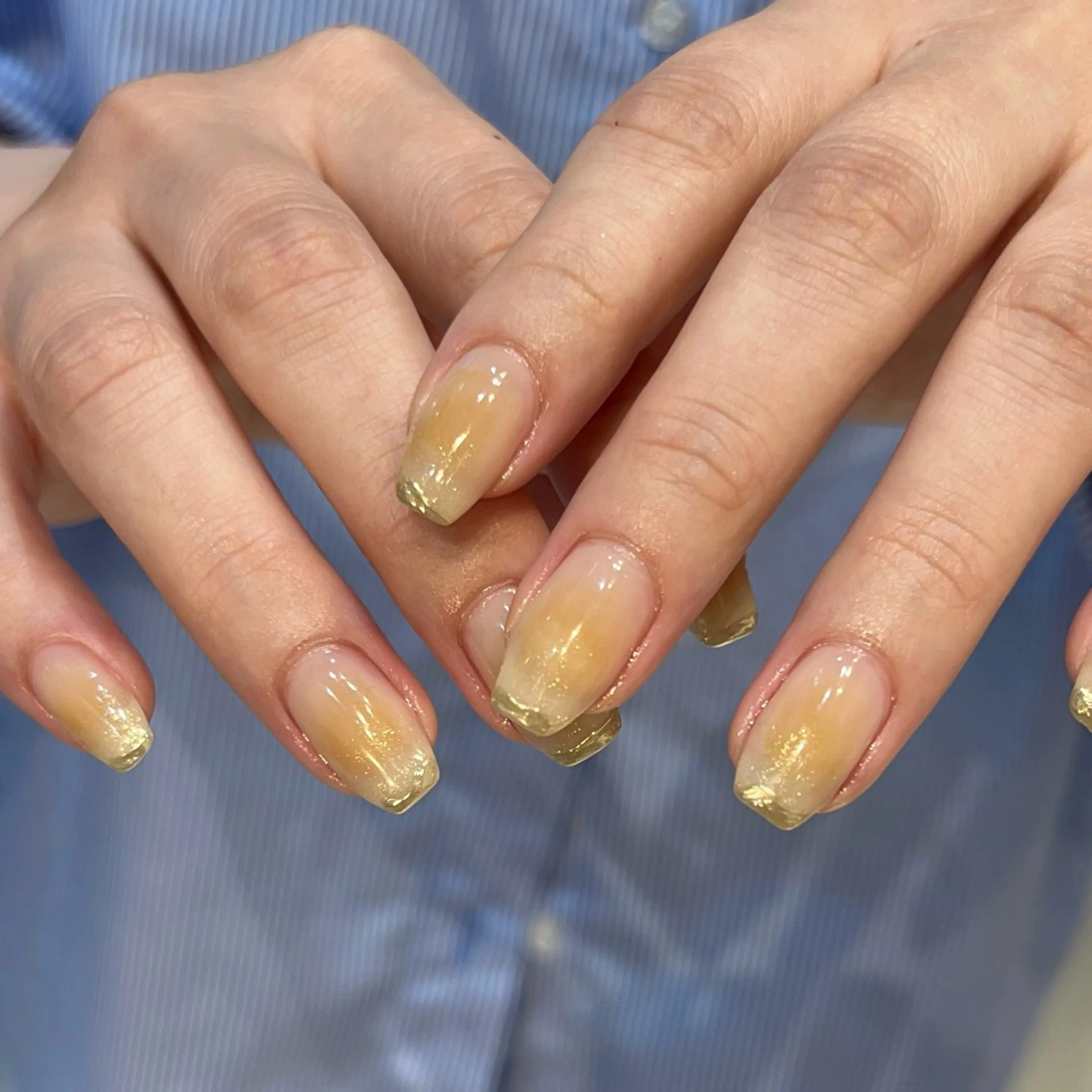 ネイル ラメ(グリッター) ハンドネイル plume. noaのネイルデザイン