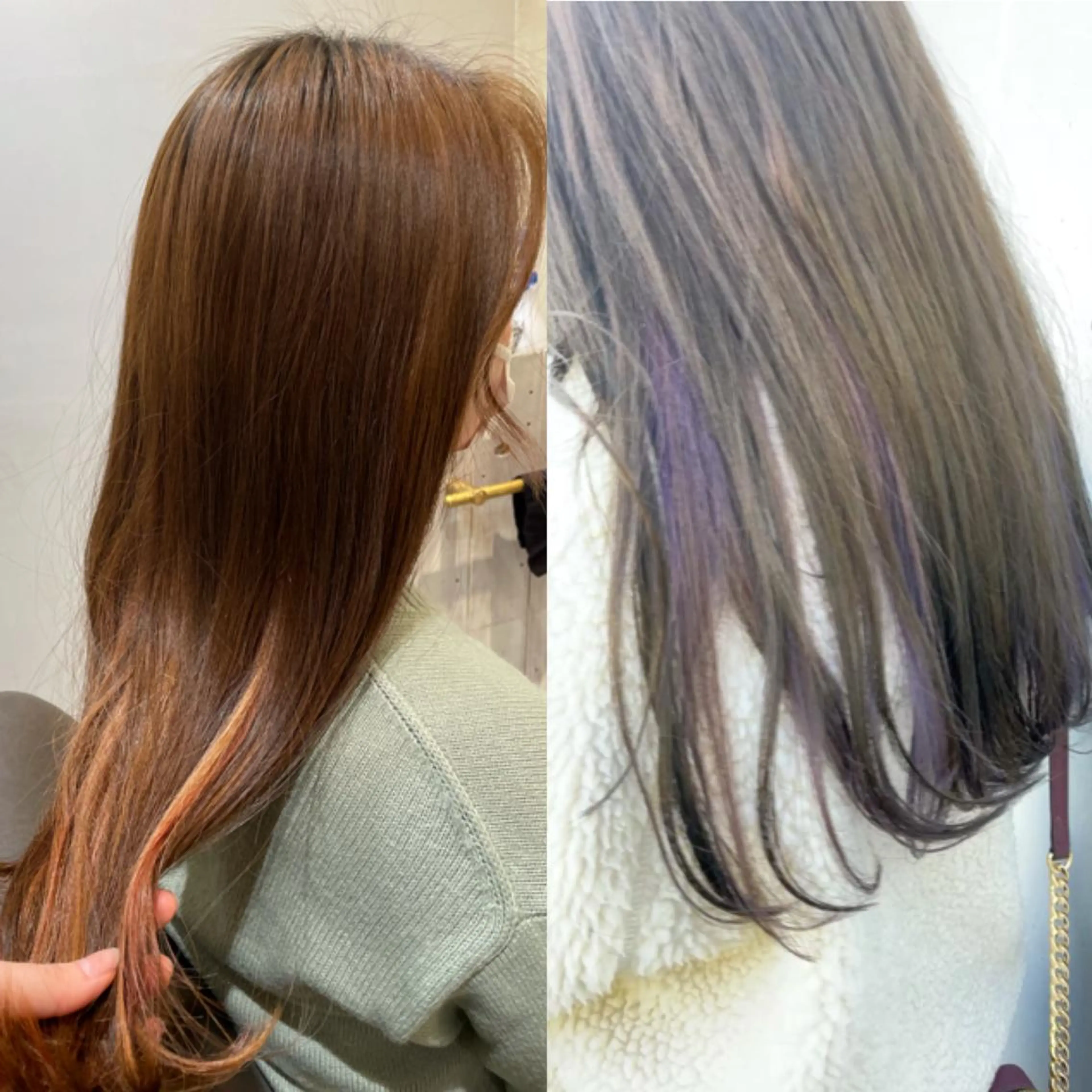 ロング カラー ハイトーンカラー/ ダブルカラー/EMIのヘアスタイル