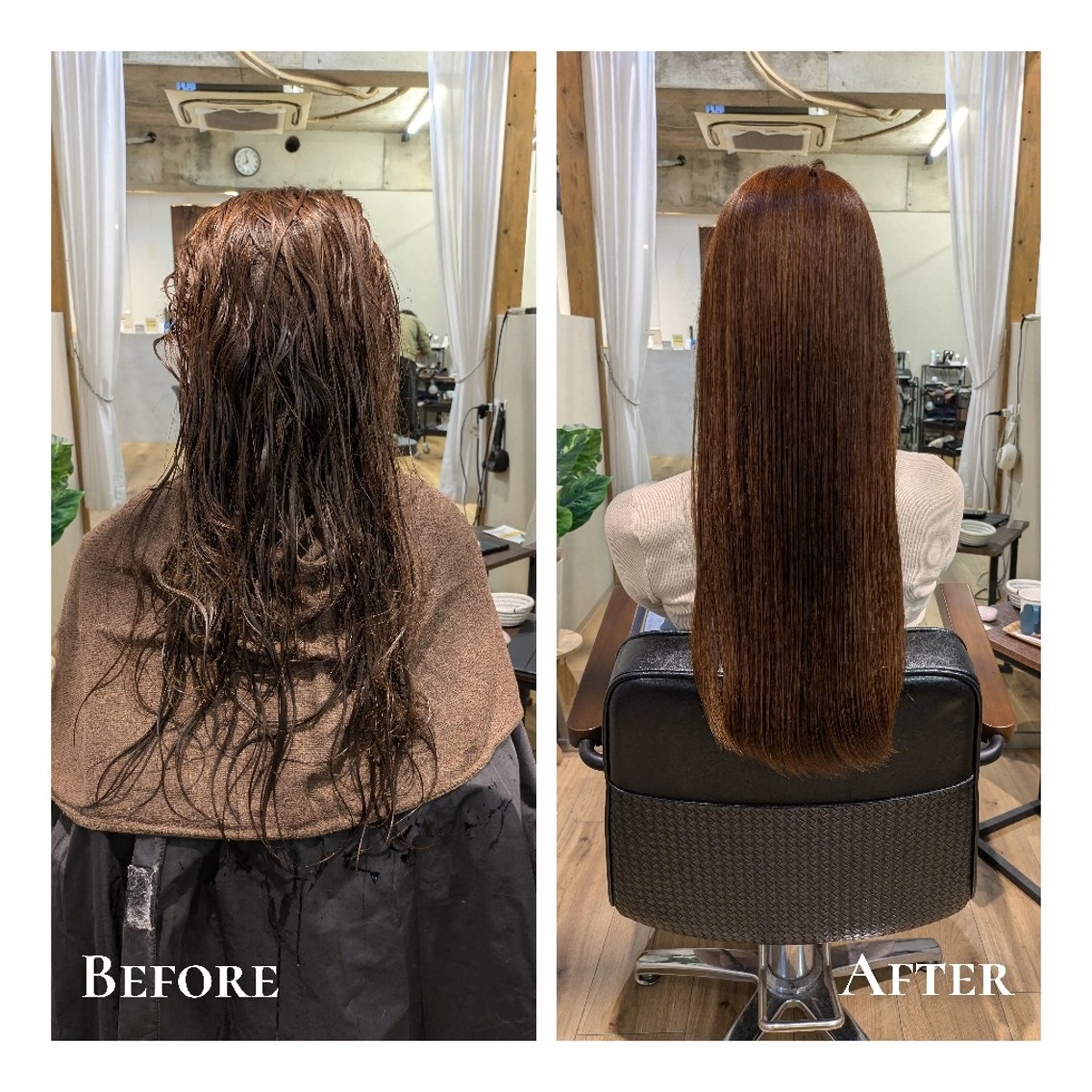 ロング 縮毛矯正 有馬 葵のヘアスタイル