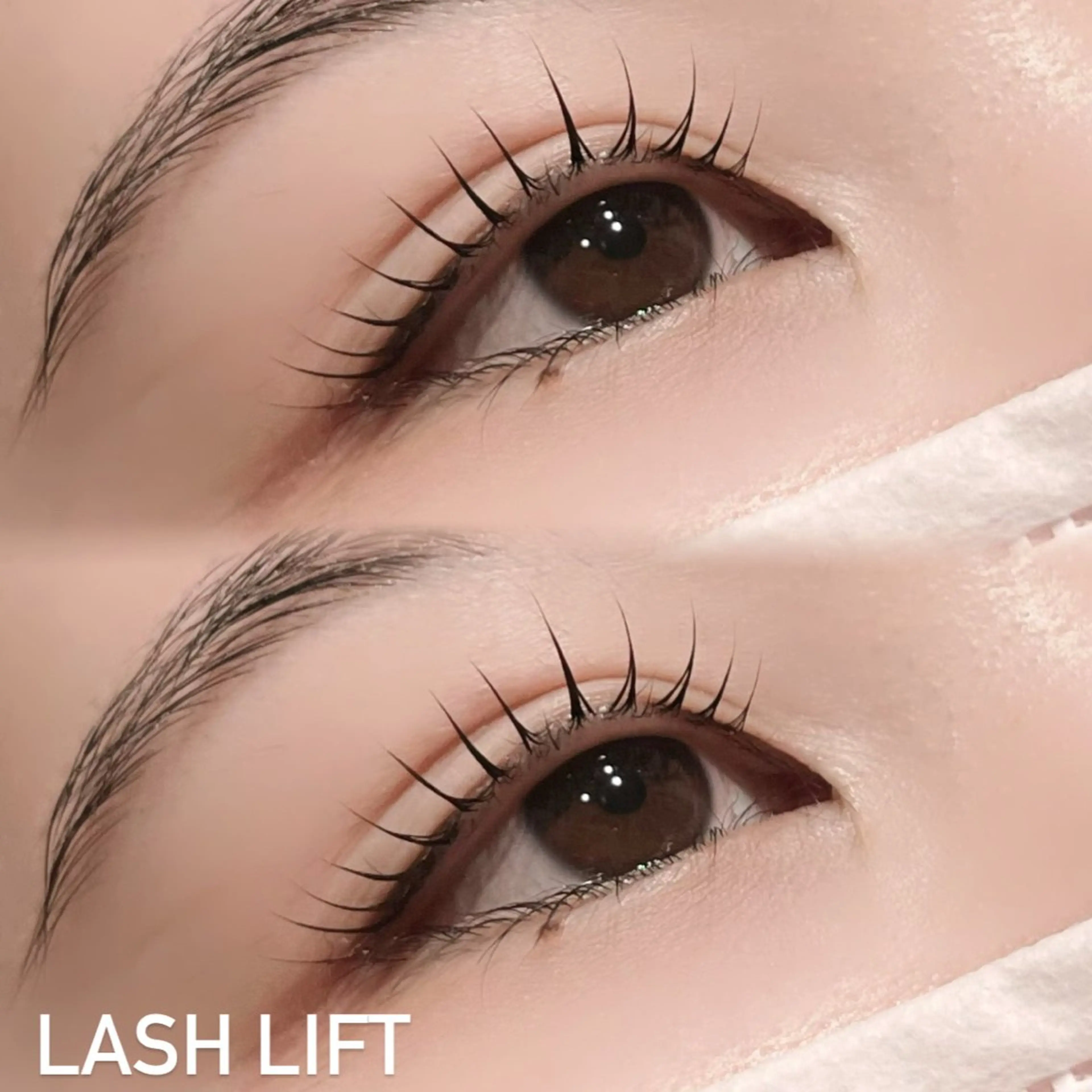 人気NO.3✨️【まつげパーマ＋アイブロウ🩵🫧】パリジェンヌorラッシュリフト×眉毛WAX(メイク込み)【指名料込】の写真