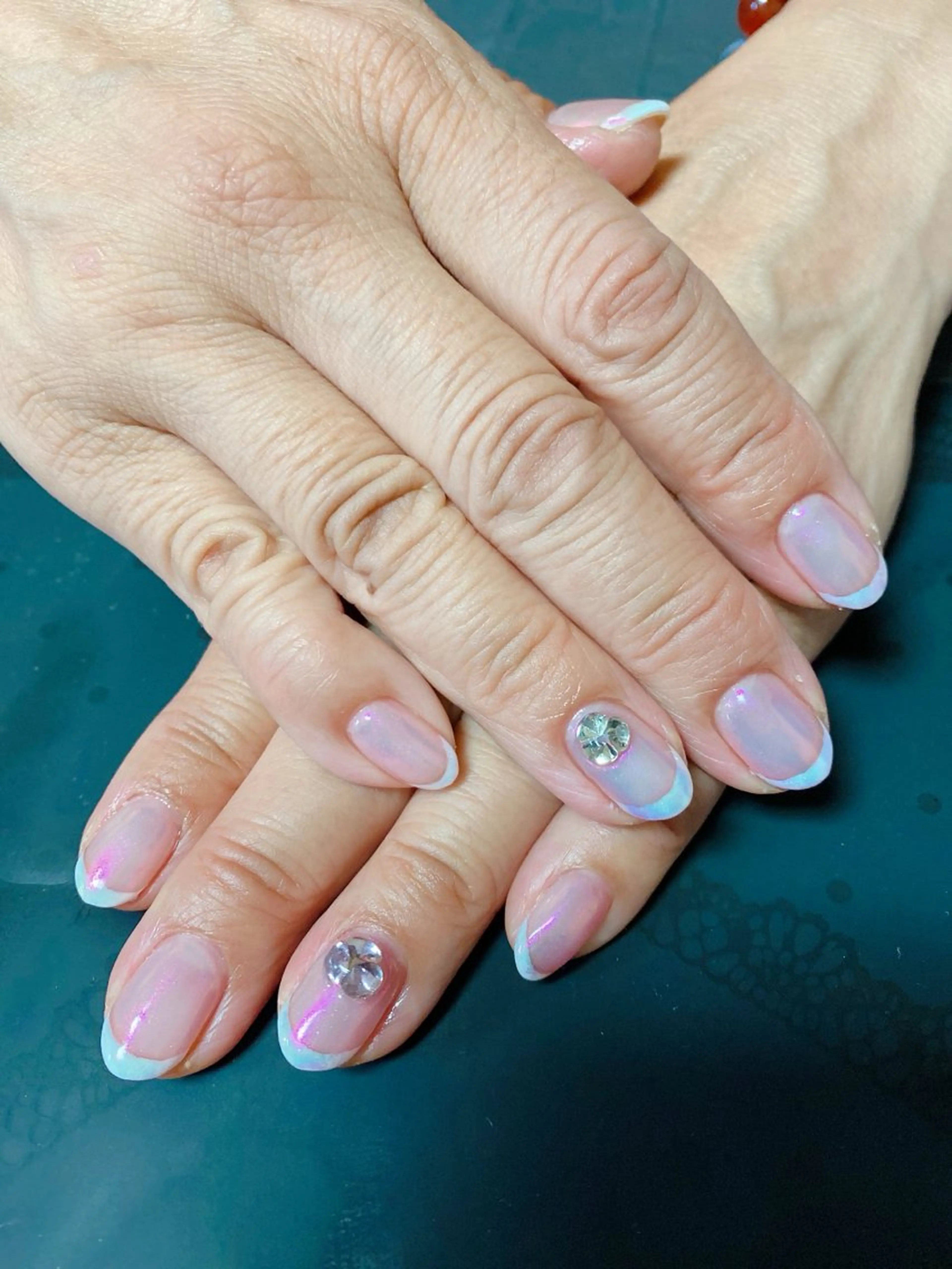 ネイル シンプルネイル ハンドネイル Heartnail Hino Reinaのネイルデザイン