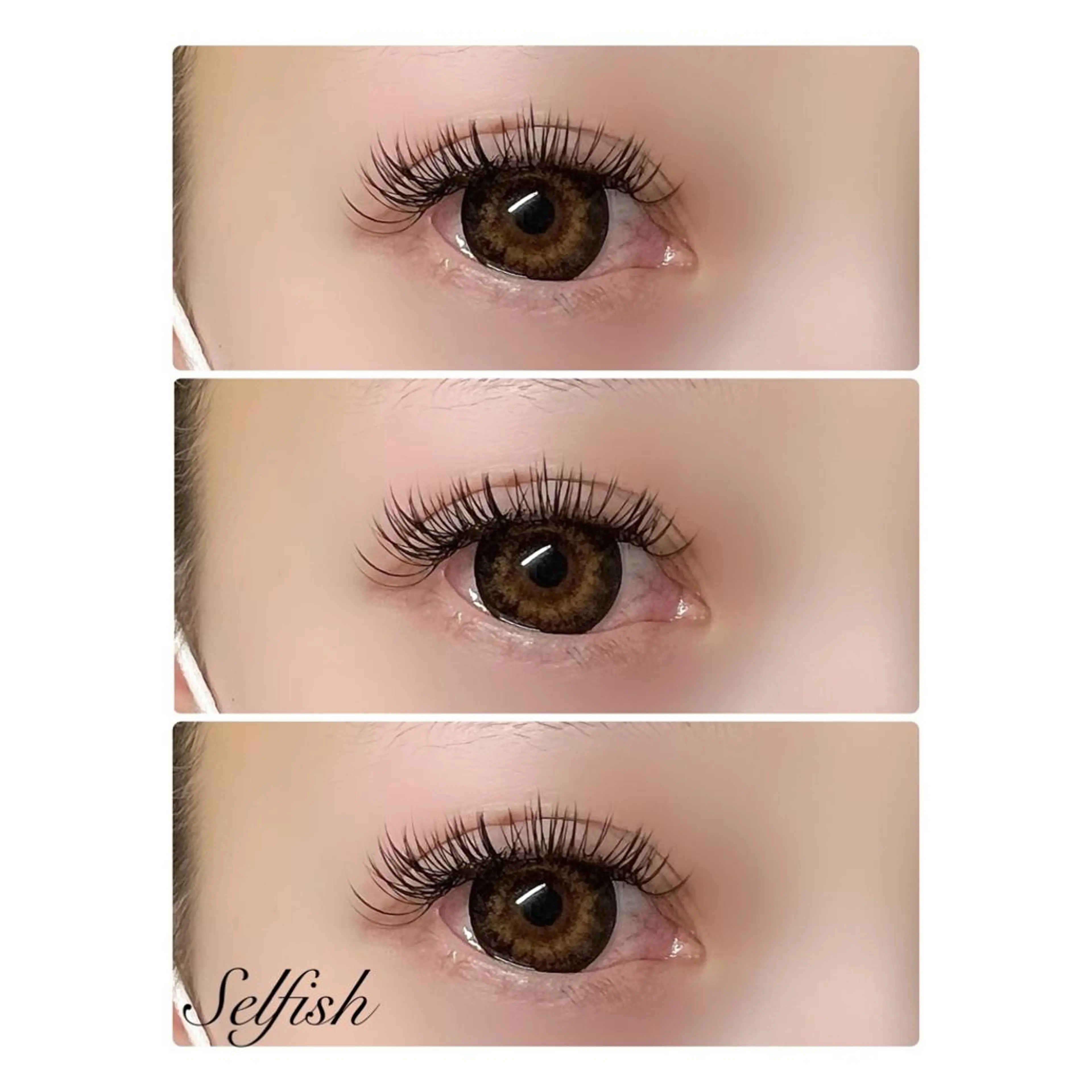 マツエク・マツパ 付け放題 フラットラッシュ マツエク eyelashsalonSelfish所属・. Selfishのマツエク・マツパデザイン