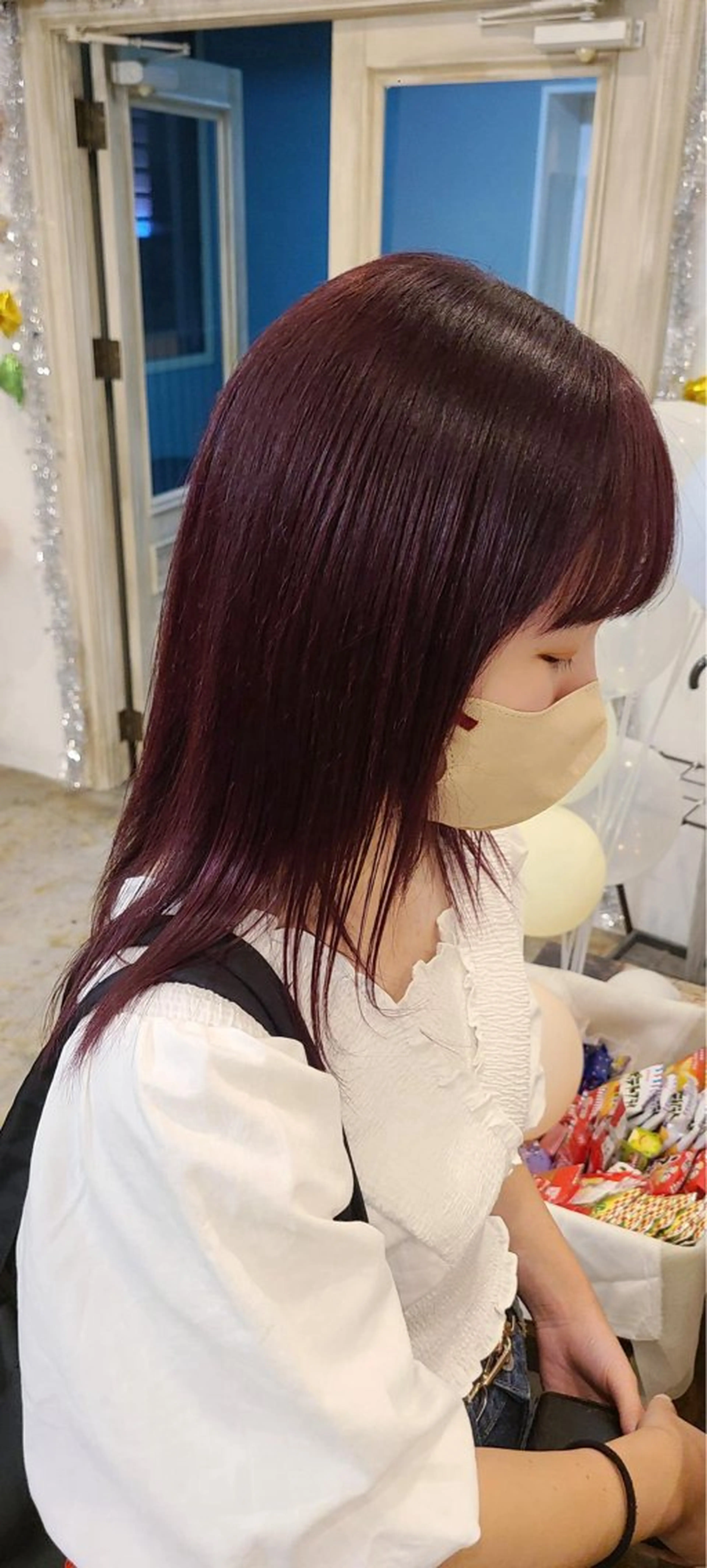 カラー defi リカのヘアスタイル