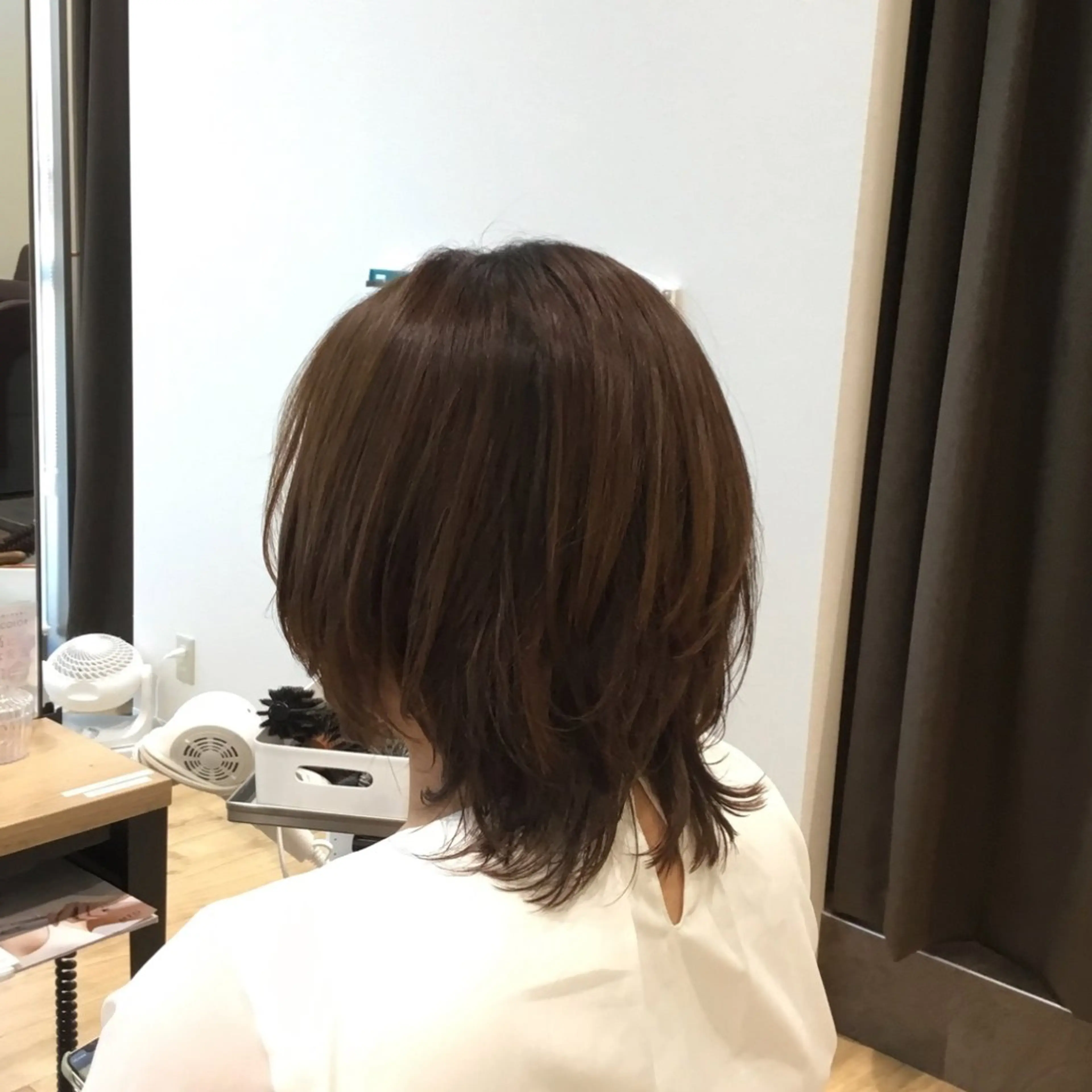 ミディアム 滝口 瑞季のヘアスタイル