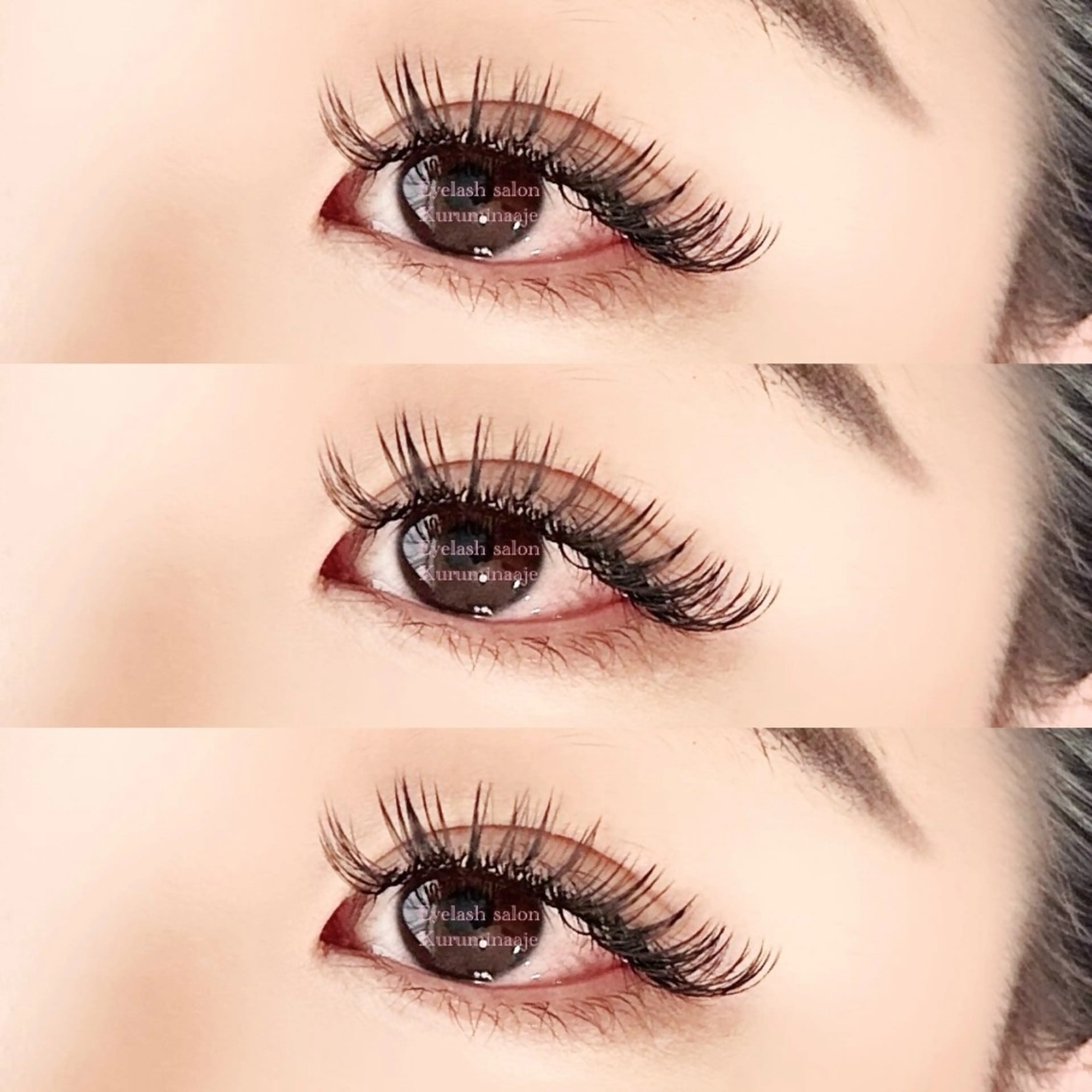 マツエク・マツパ 付け放題 一重×まつ毛パーマ ボリュームラッシュ マツエク クルミナージュ柏🌼 代表.鈴木のマツエク・マツパデザイン