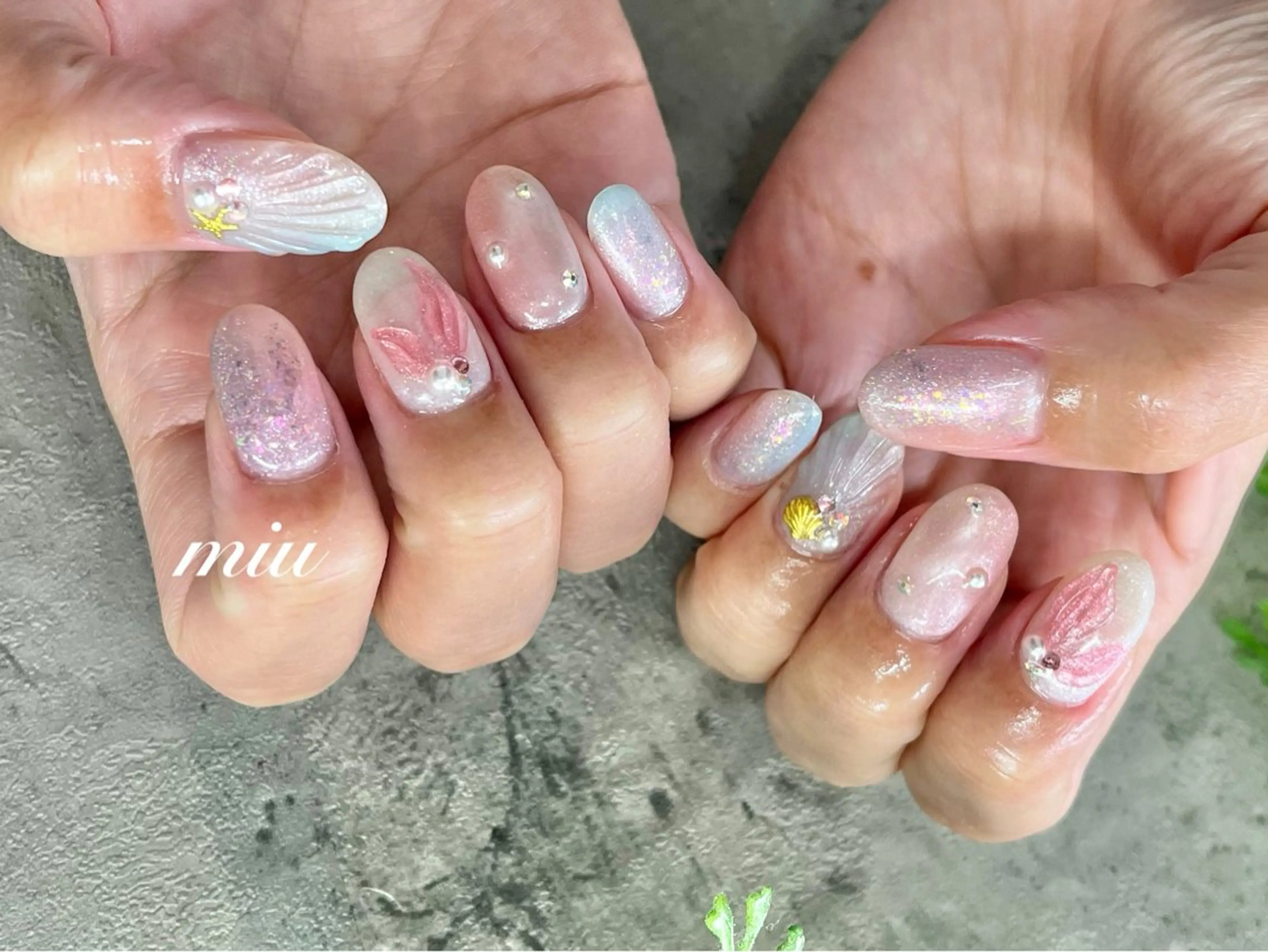 ネイル ハンドネイル miu nail 🐾mihoのネイルデザイン