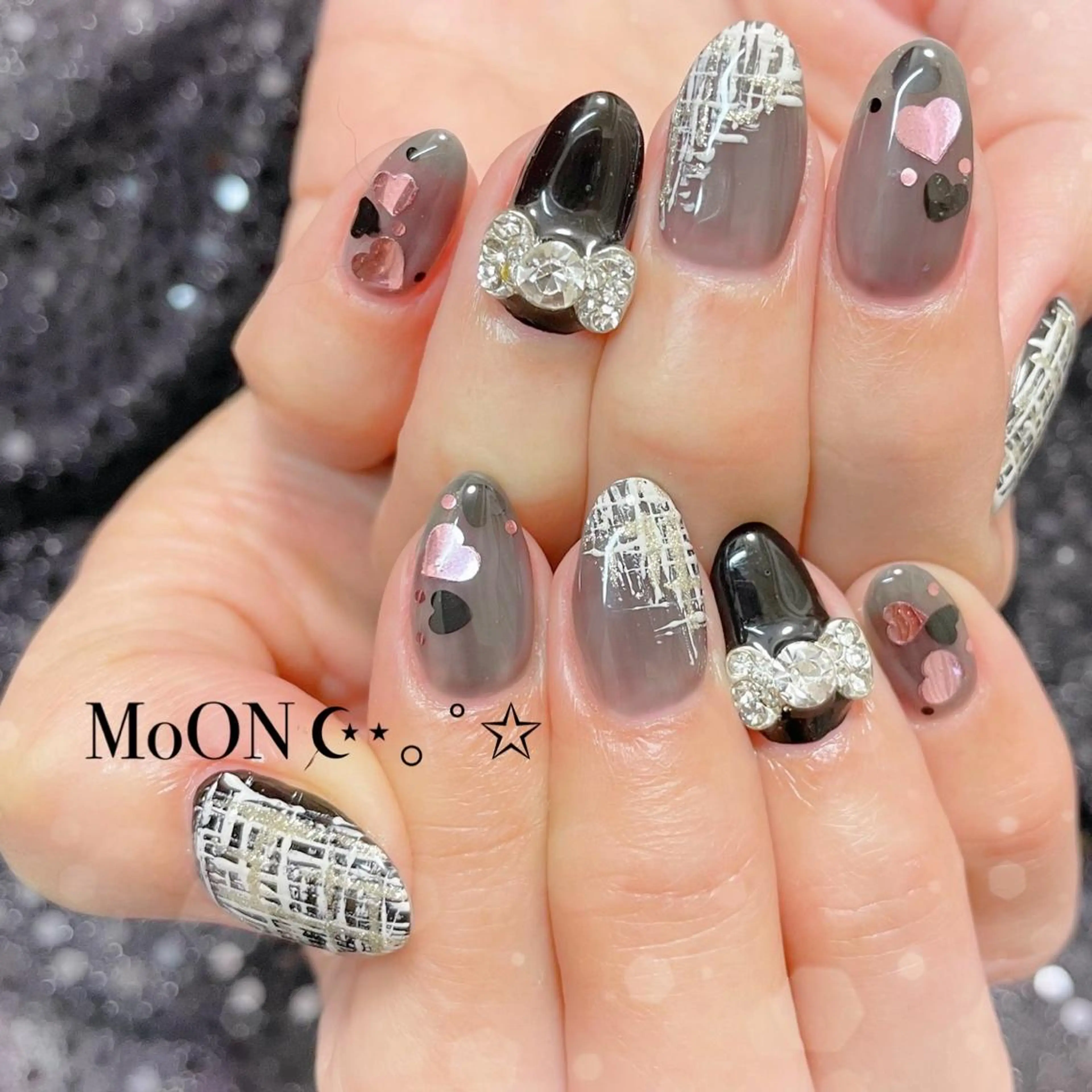 ネイル ハンドネイル ハンドケア MoON...❤︎ MeGuのネイルデザイン