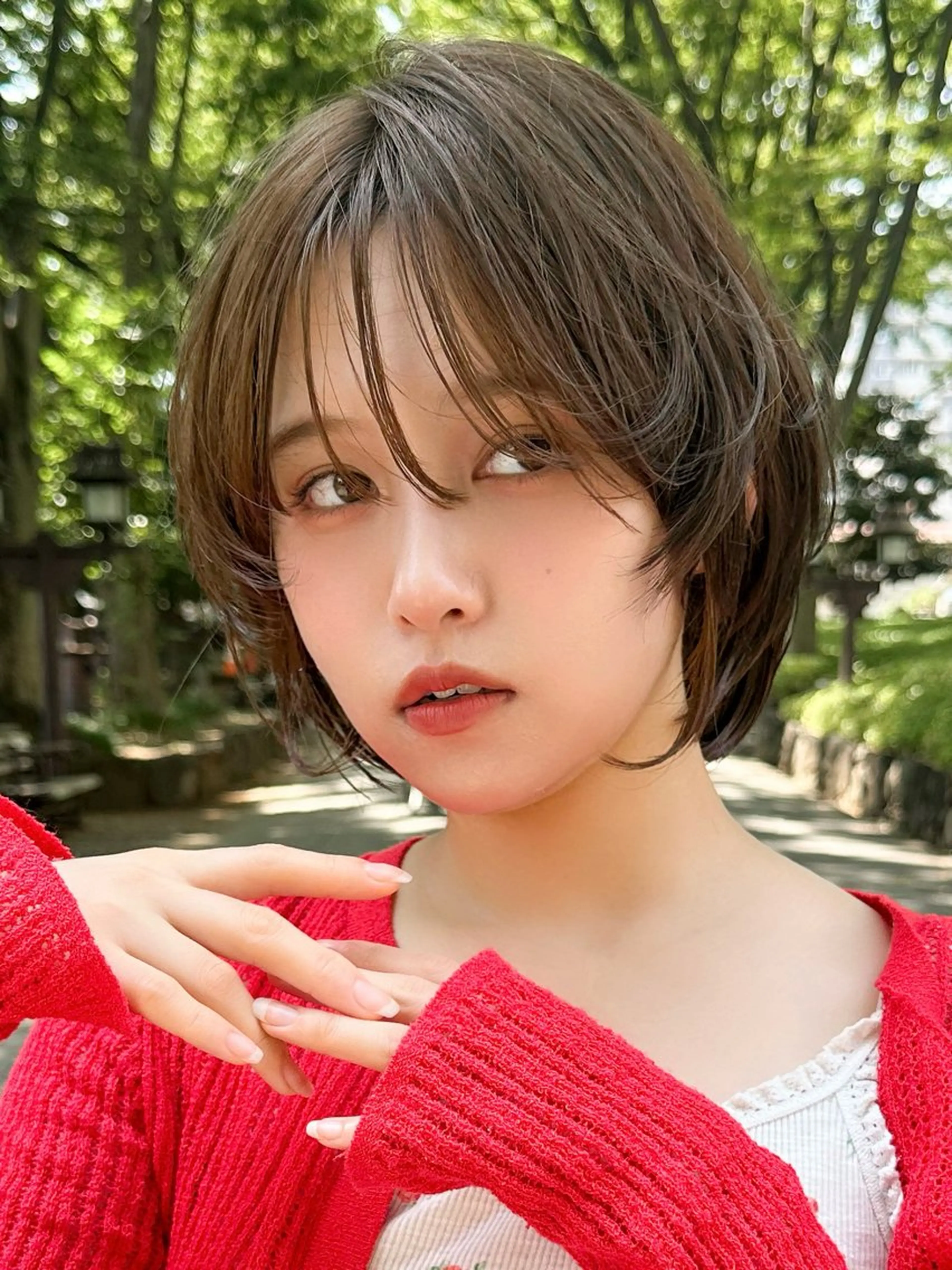 ショート カット ヘアカラー トリートメント ヘッドスパ taiga レイヤー /髪質改善/矯正🌈のヘアスタイル