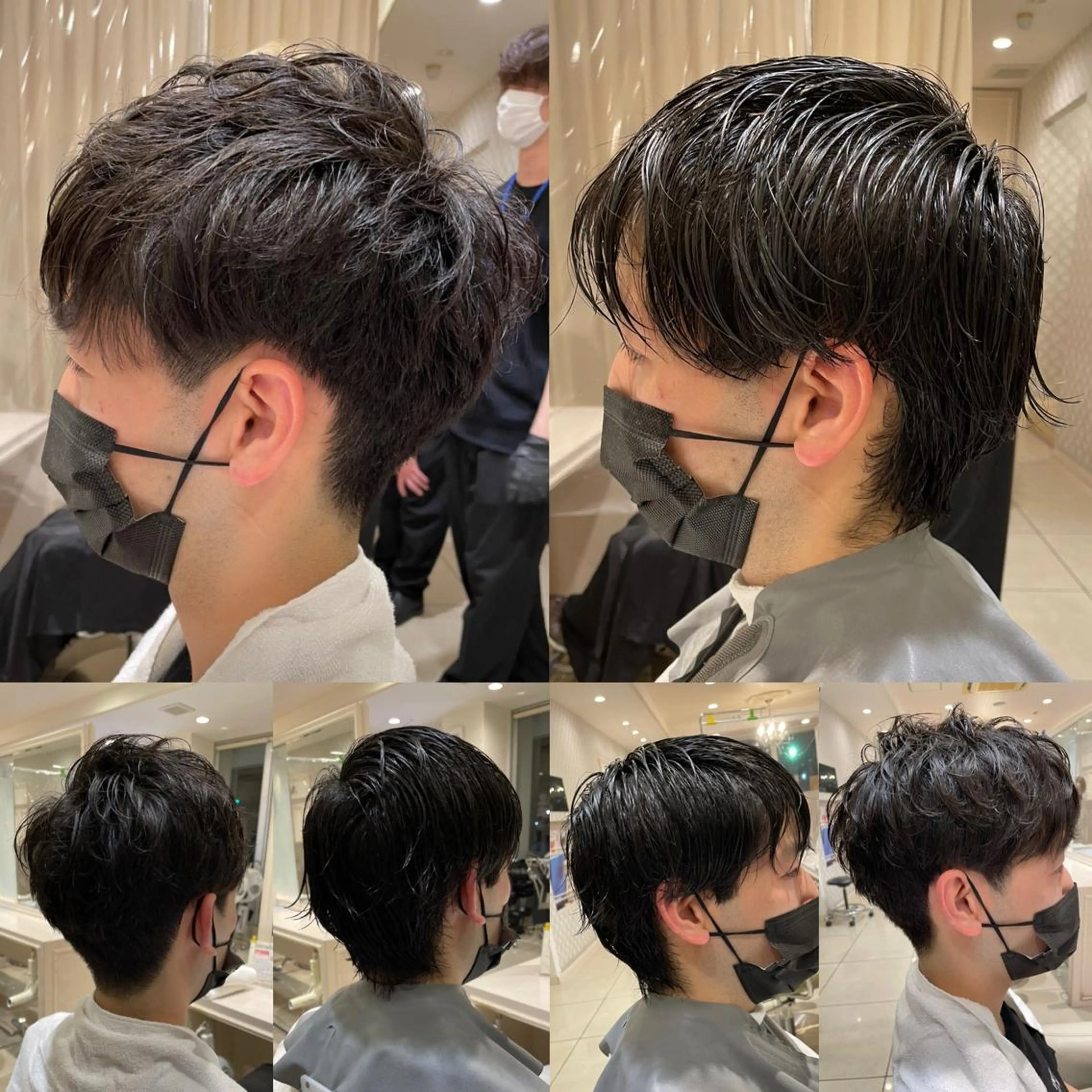 メンズ 白髪ぼかしデザイン ハイライト/宮本純登のヘアスタイル