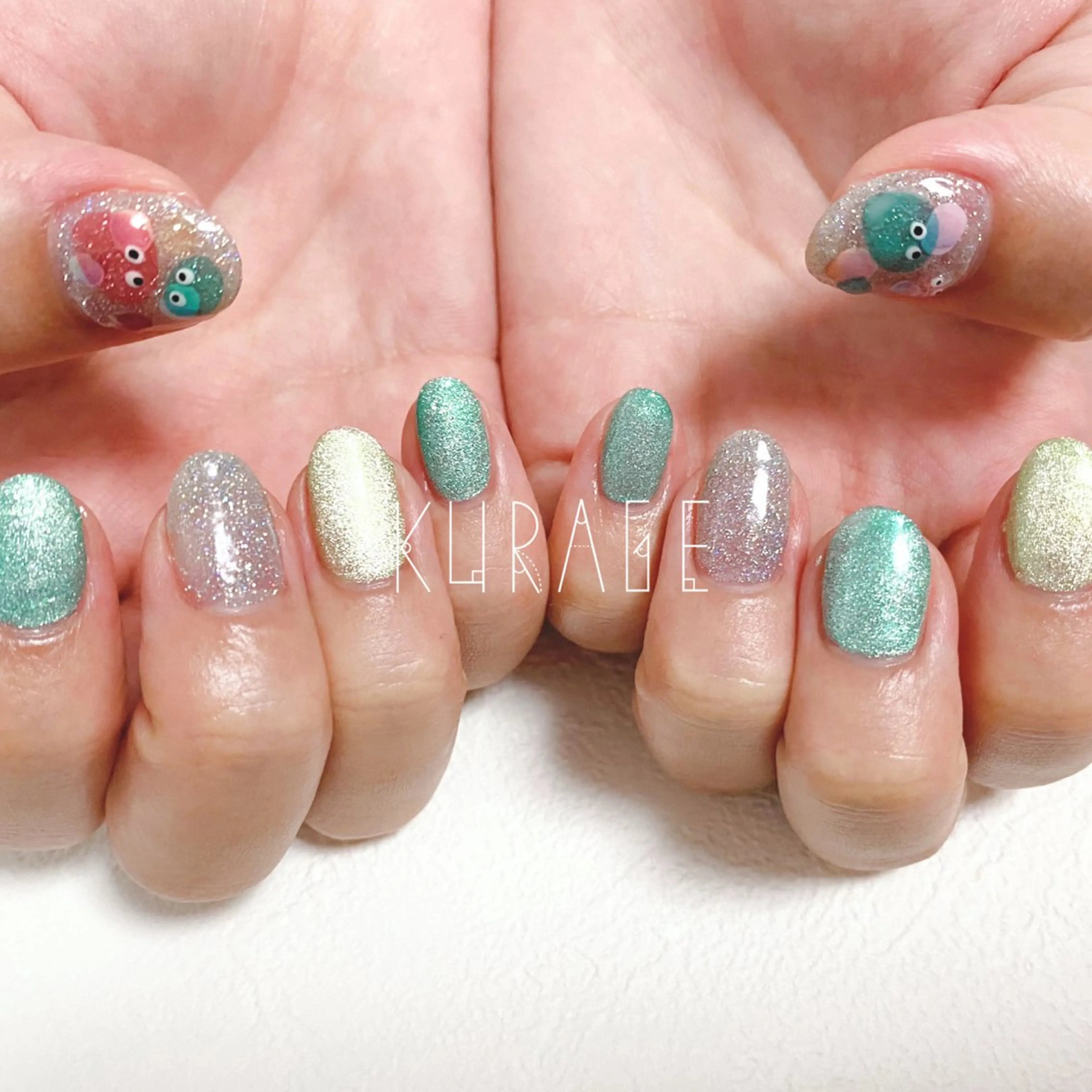 ネイル ハンドネイル private salon 海月のネイルデザイン