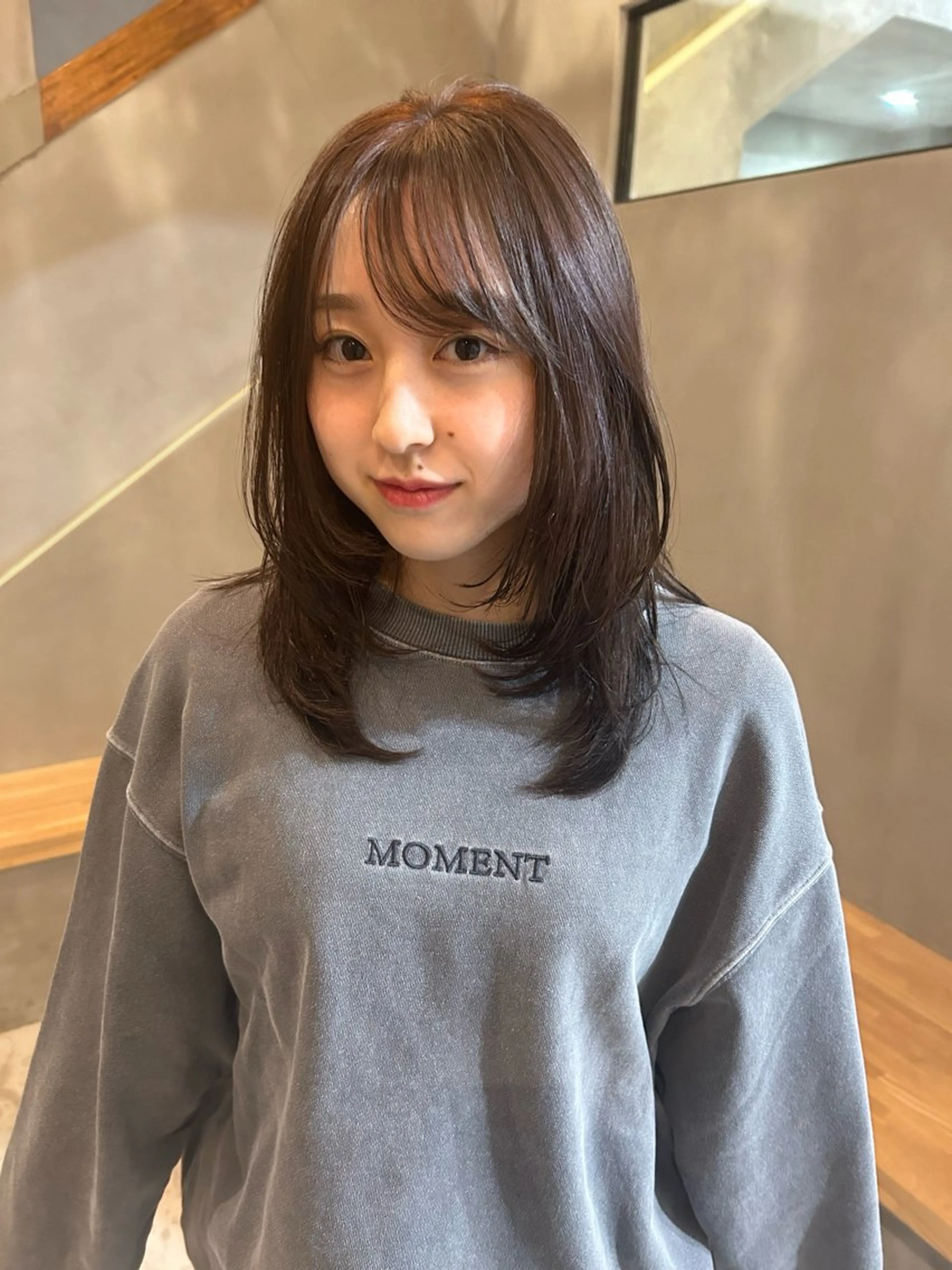 カラー ベージュカラー ブリーチ ラベンダーカラー ブリーチなしカラー Piu-所属・古澤 芽依のヘアスタイル