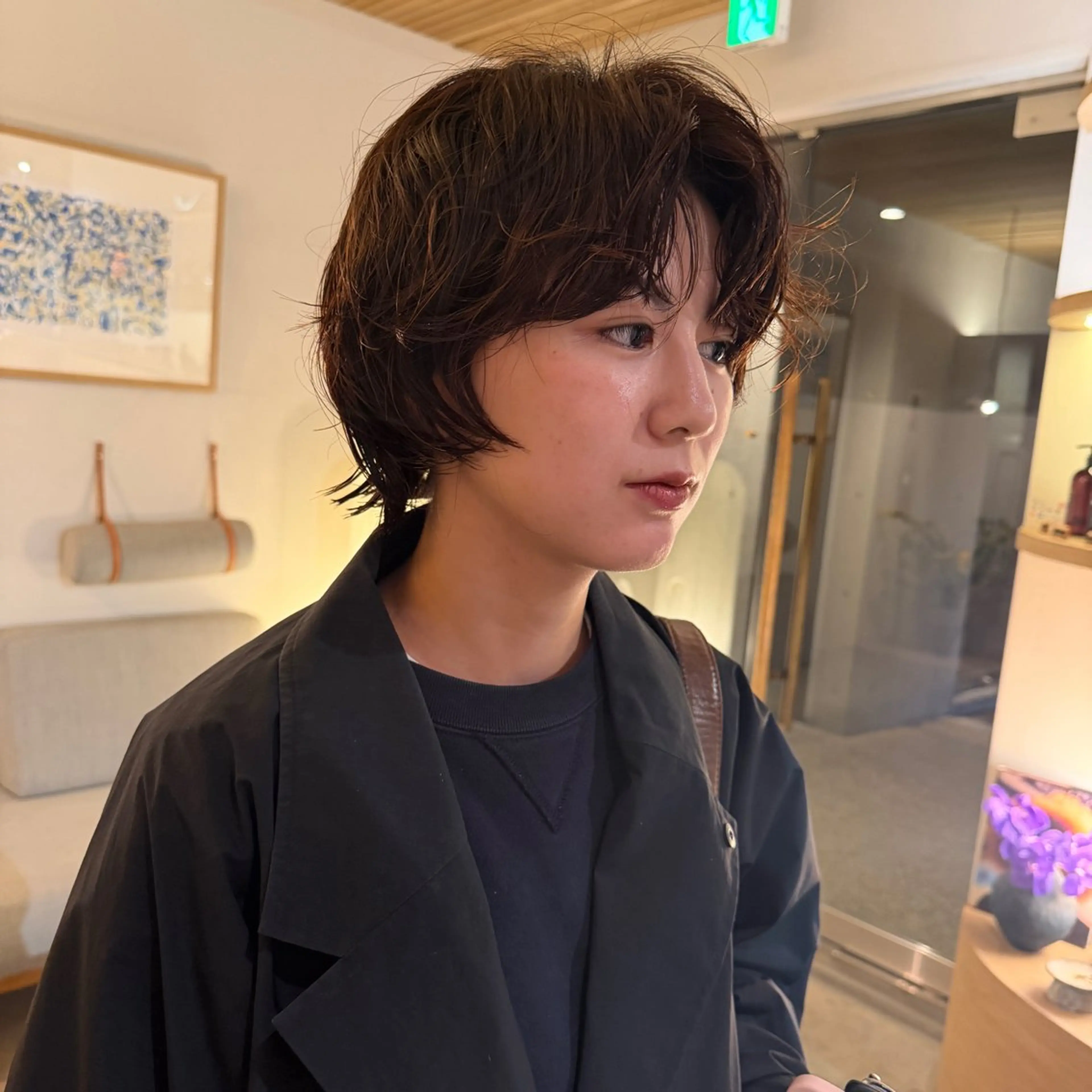 ショート カット パーマ ボブパーマ🥣KON コンナツミのヘアスタイル