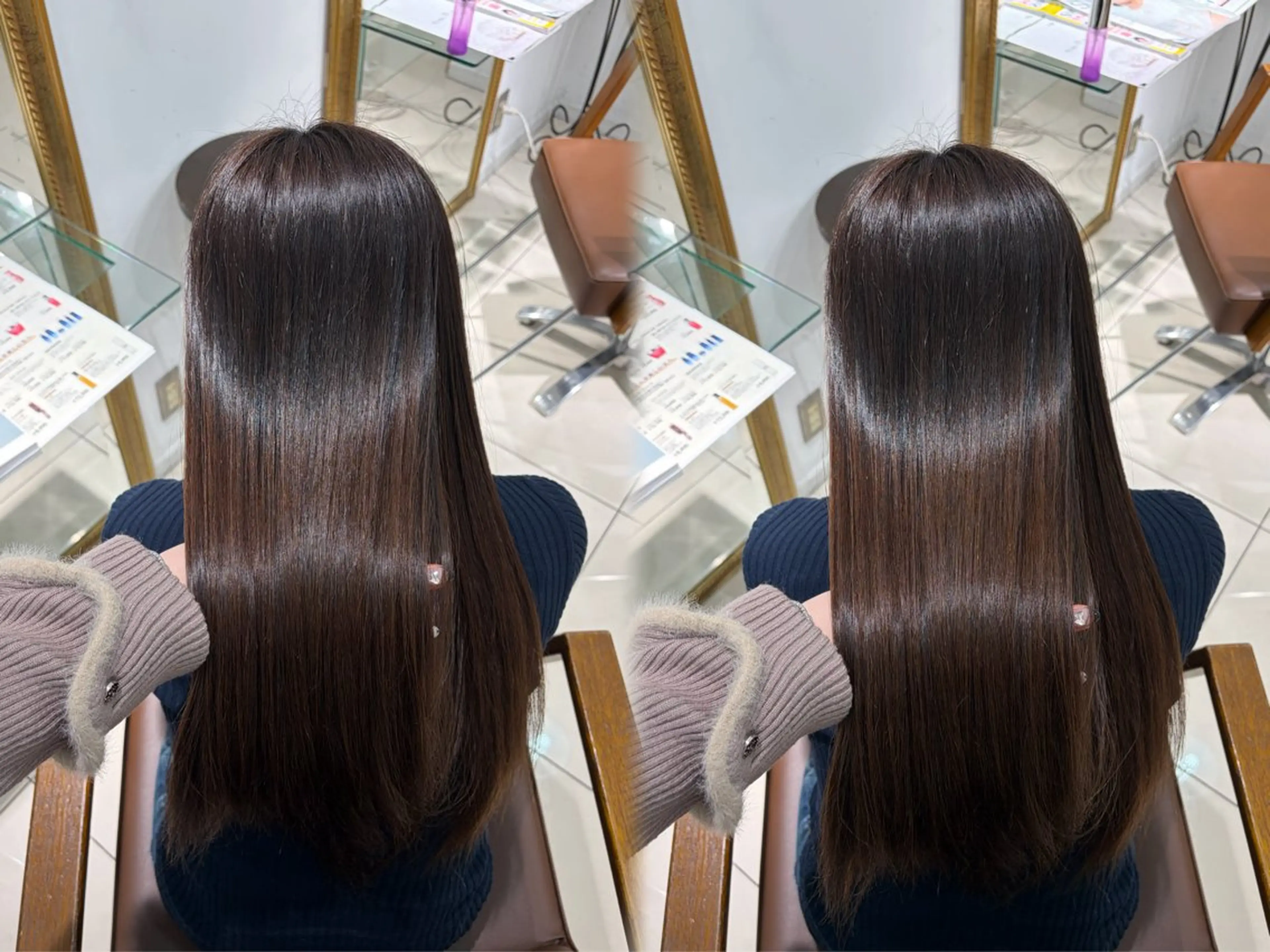 ロング 縮毛矯正 巻ける🫧縮毛矯正 💞はな🎀のヘアスタイル