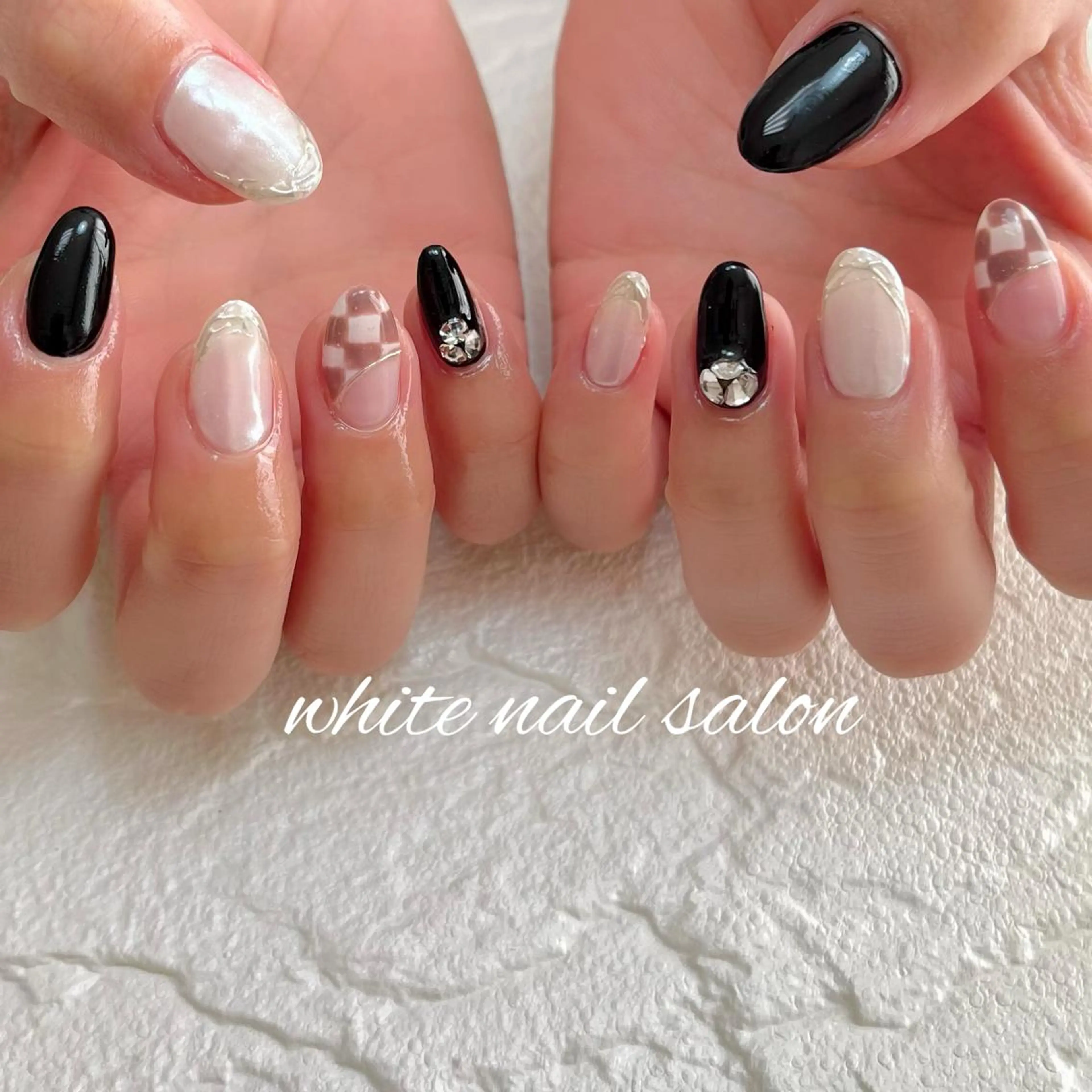 ネイル フットネイル ジェルネイル ハードジェル ラメ(グリッター) 持ち込み ハンドネイル white nail salonのネイルデザイン