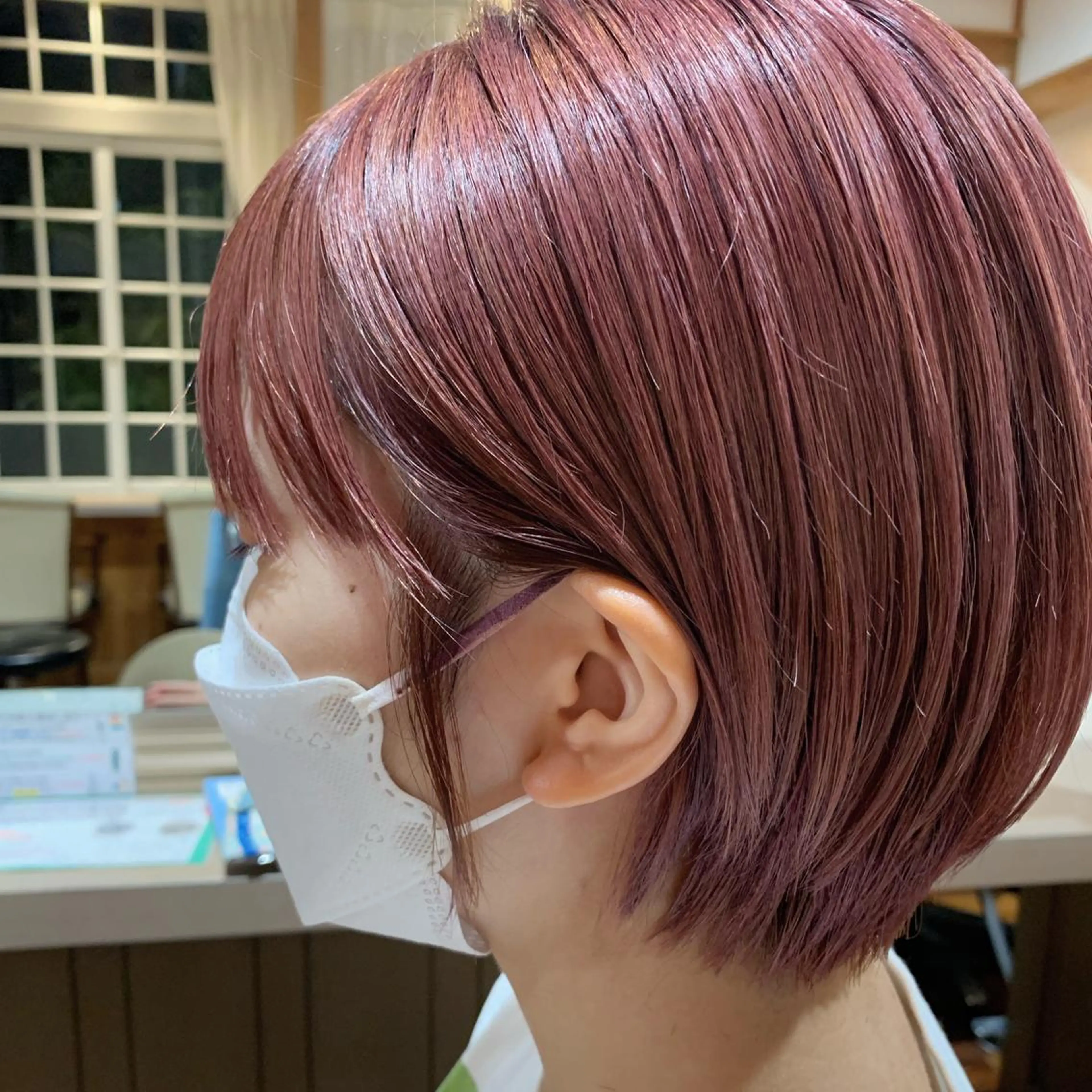 ショート カラー ショートボブ ボブ ショートヘア 狩野 くるみのヘアスタイル