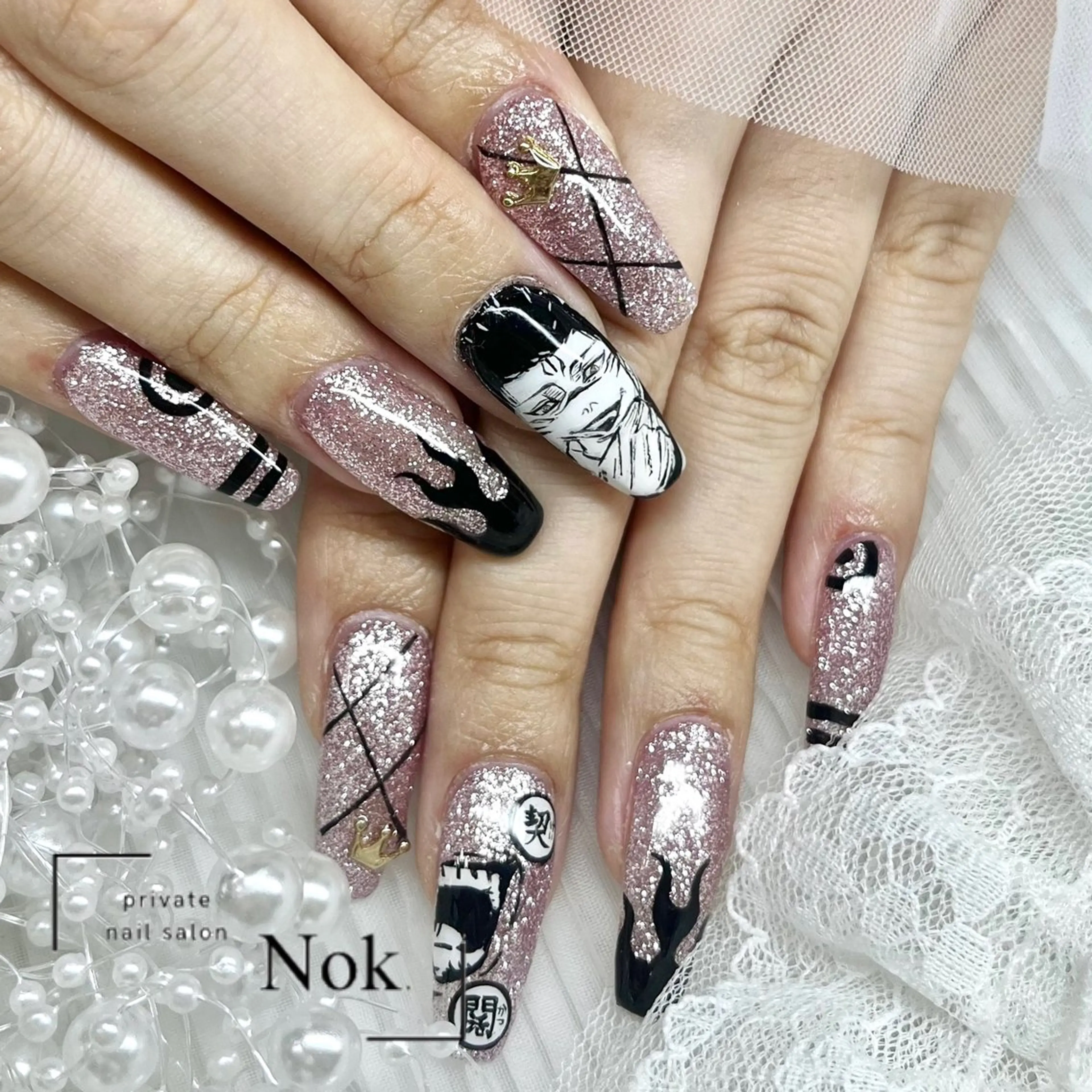 ネイル ハンドネイル 池袋痛ネイル Nok. 渡辺のネイルデザイン