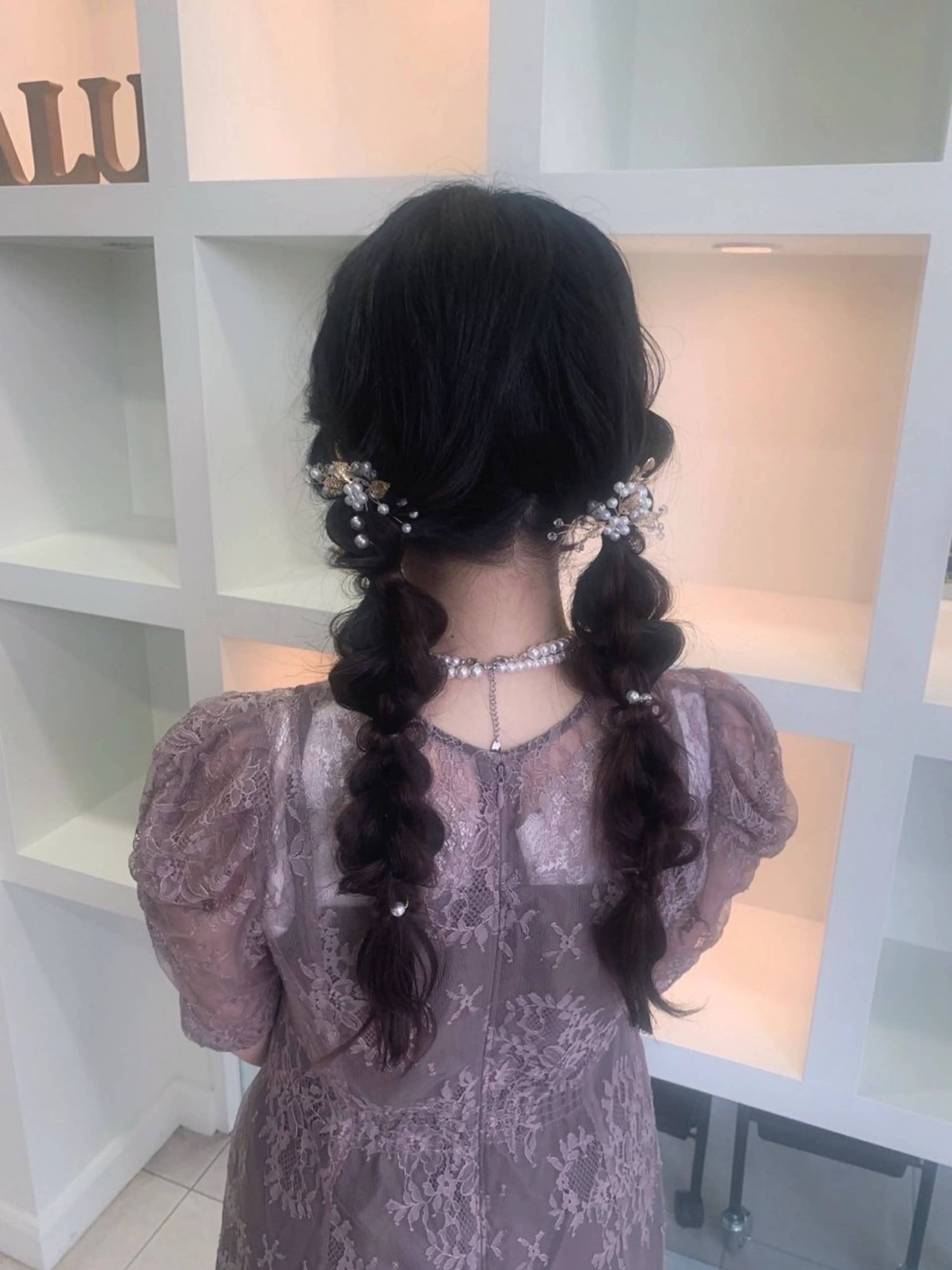 ヘアアレンジ ヘアセット arika さやのマツエク・マツパデザイン