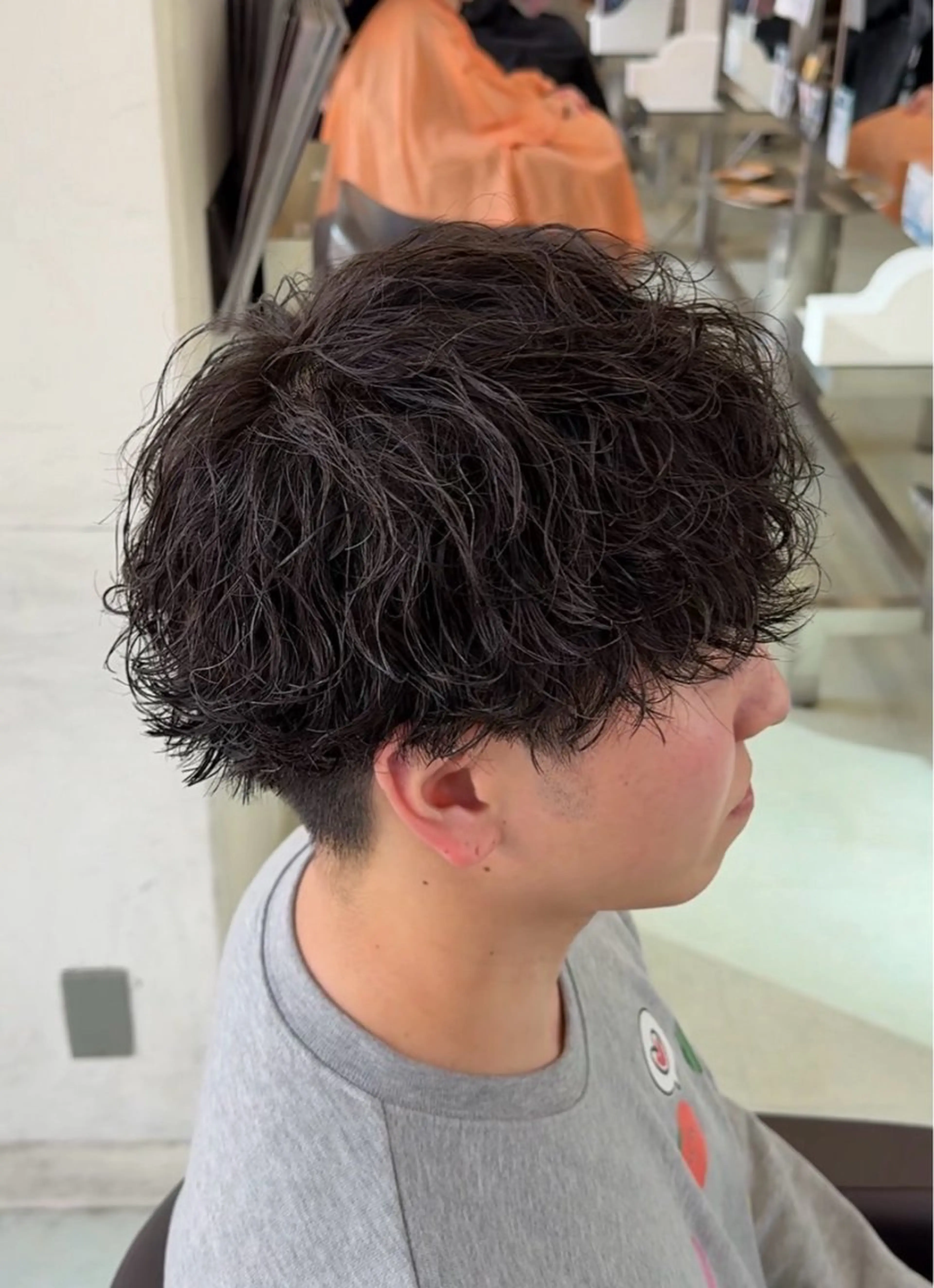 ショート パーマ カット パーマ 小芝涼介/レイヤー /メンズパーマ✂️のヘアスタイル