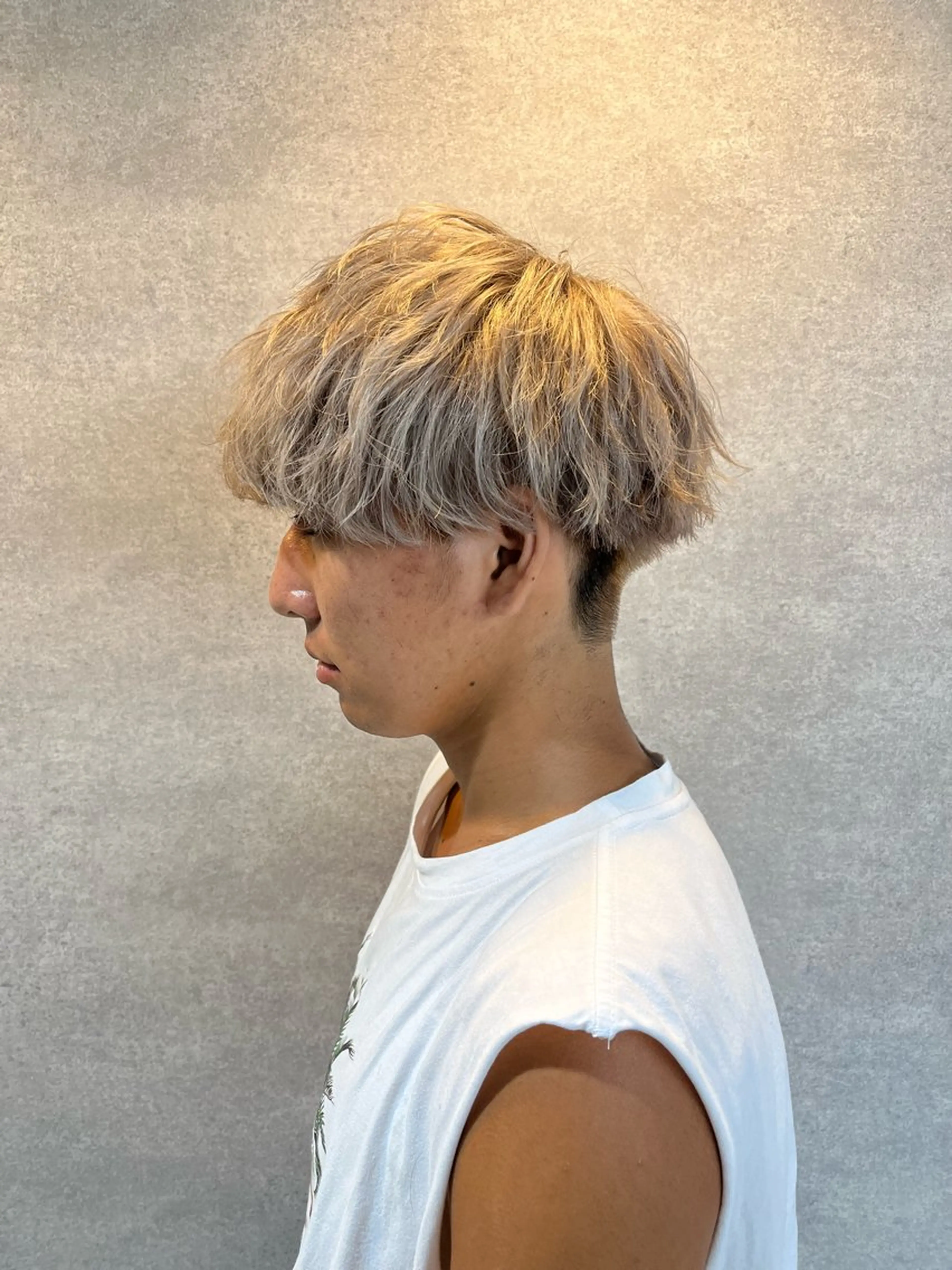 ショート カラー パーマ ヘアアレンジ メンズ キッズ 🔥メンズパーマ🔥 菅原楓のヘアスタイル