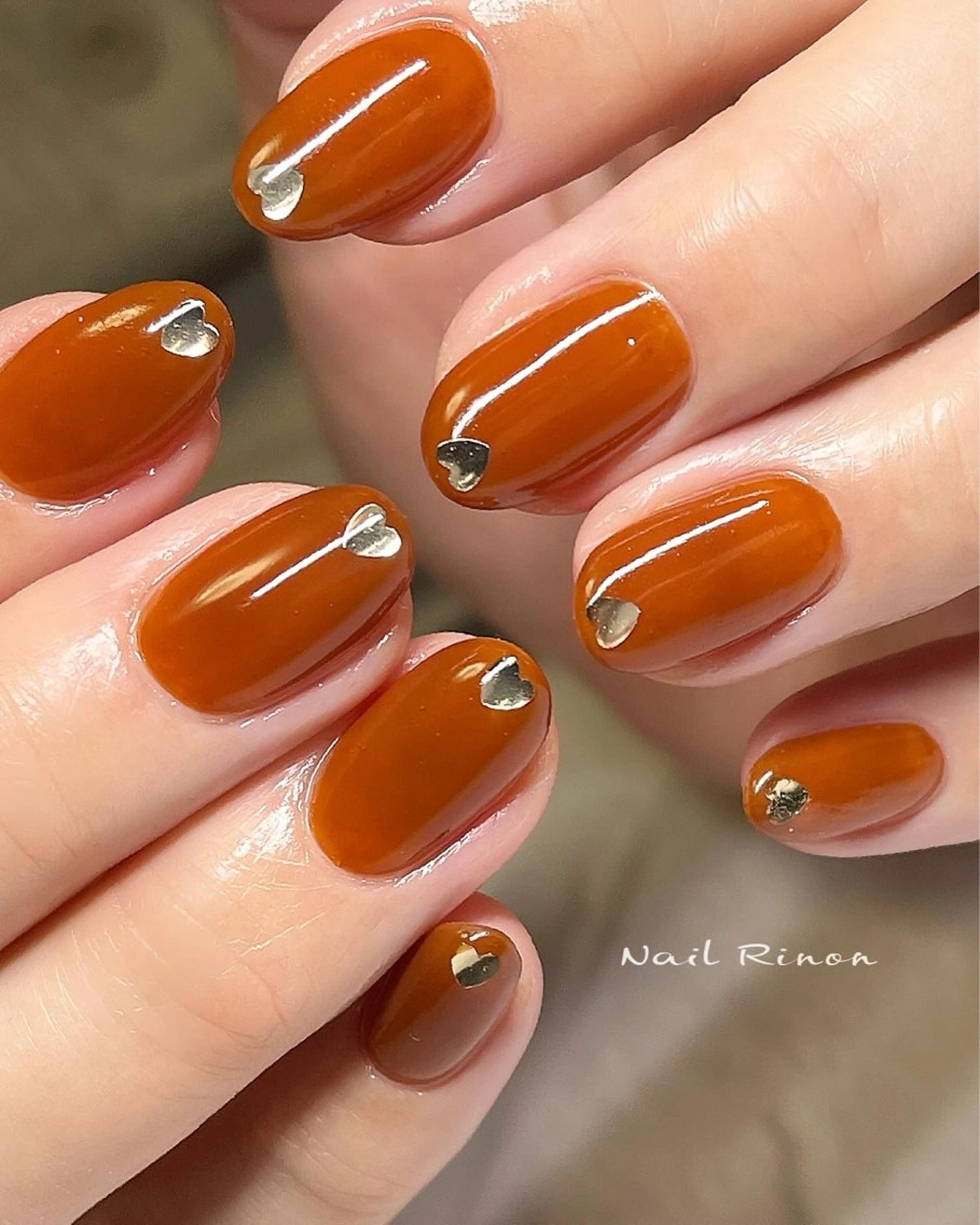 ネイル バレンタイン ハンドネイル Nail Rinonのネイルデザイン