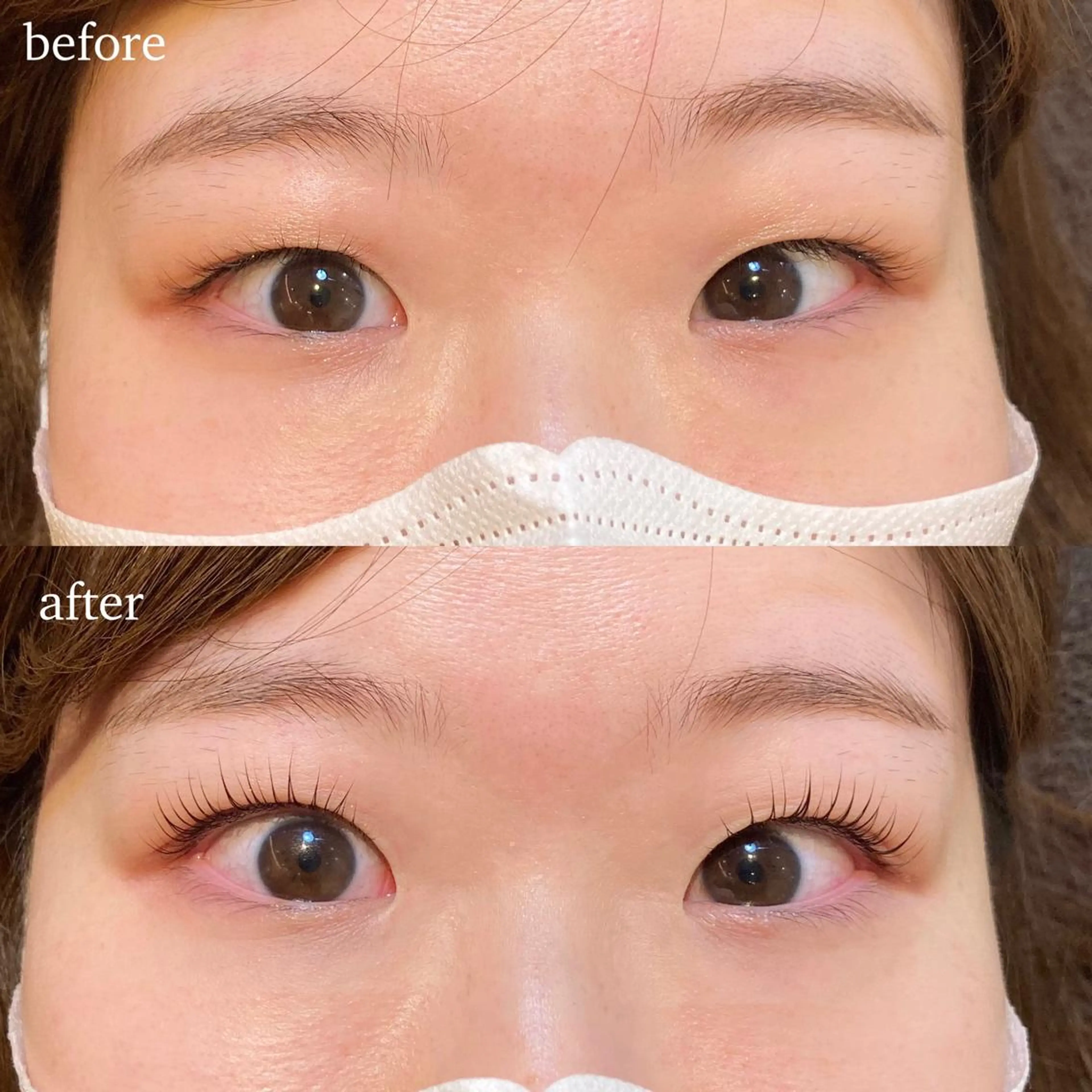 キッズ マツエク・マツパ パリジェンヌラッシュリフト 一重×まつ毛パーマ sola: neolive出沼のマツエク・マツパデザイン